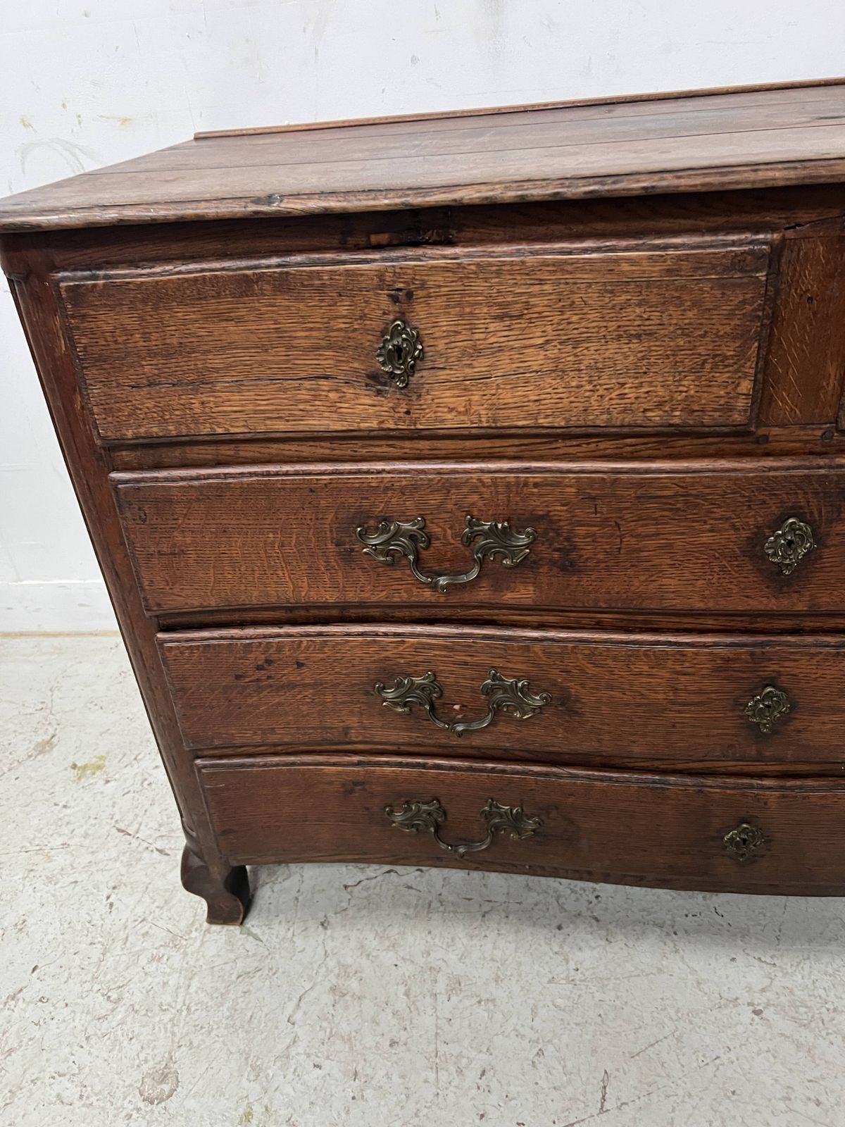 Louis XX Style Chest Of Drawers In Solid Oak From The 18th Century photo furniture
