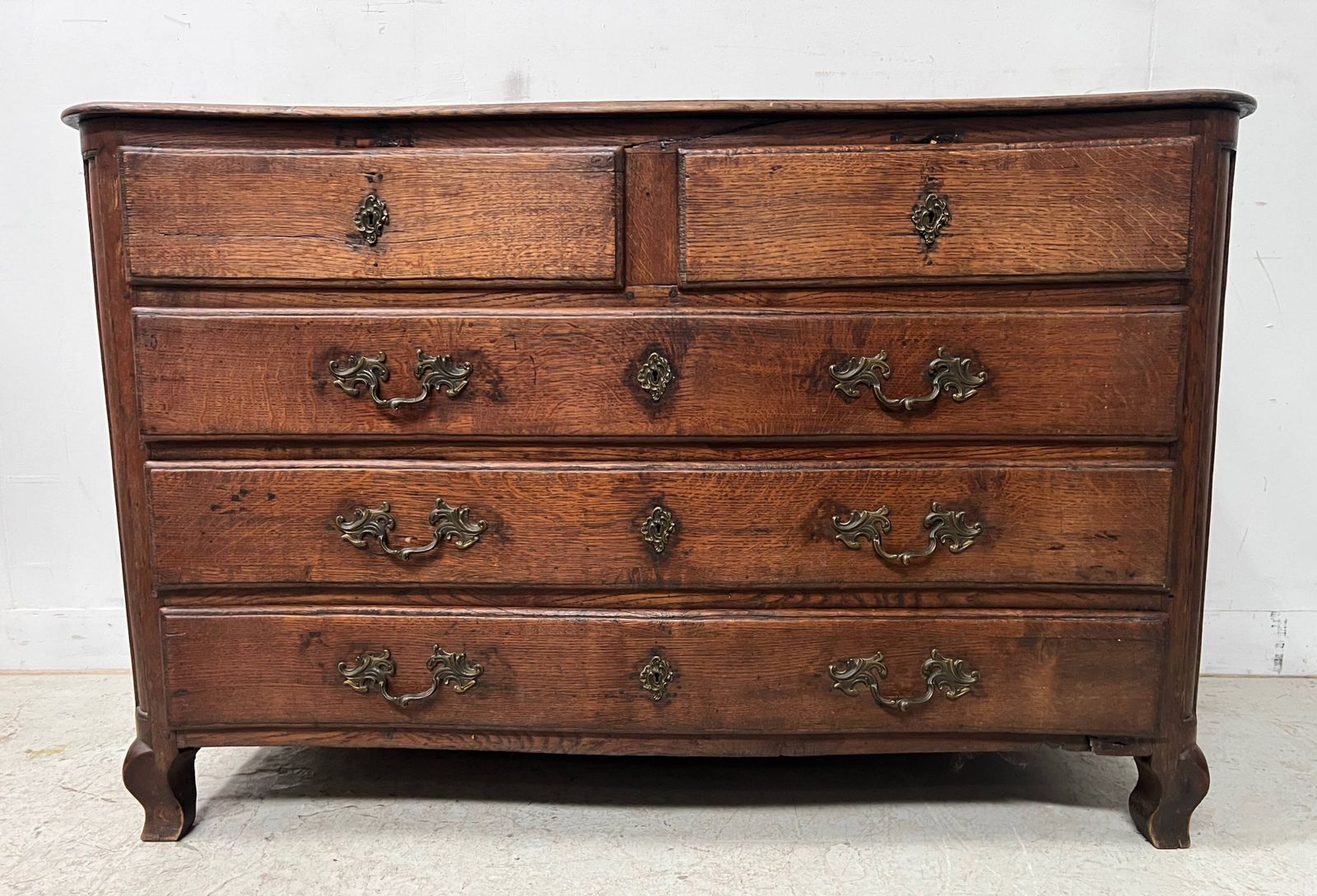 Louis XX Style Chest Of Drawers In Solid Oak From The 18th Century photo vinterior