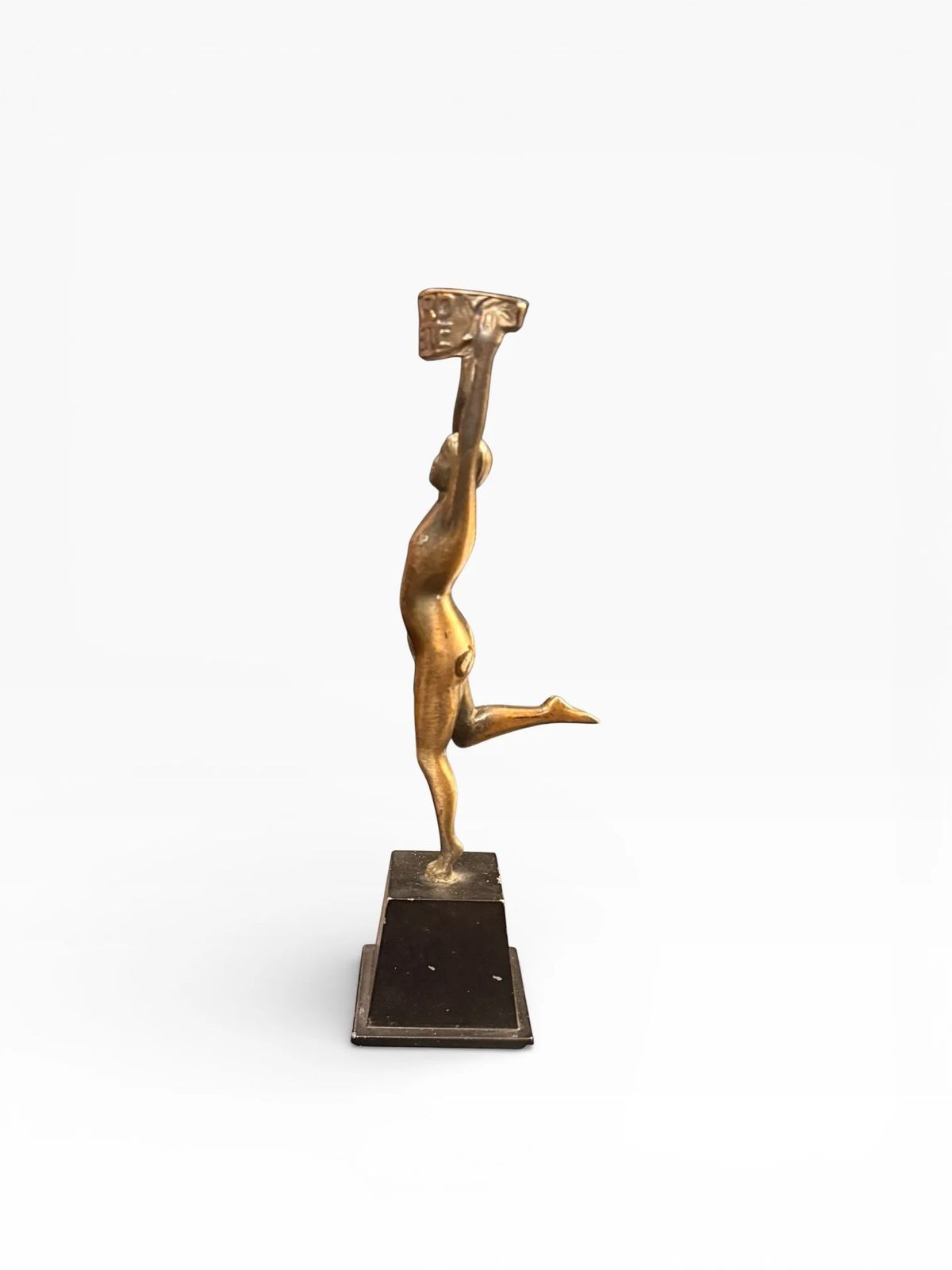 Ricard Anisette Advertising Figure – French Cast Metal Statuette C.1950s photo furniture