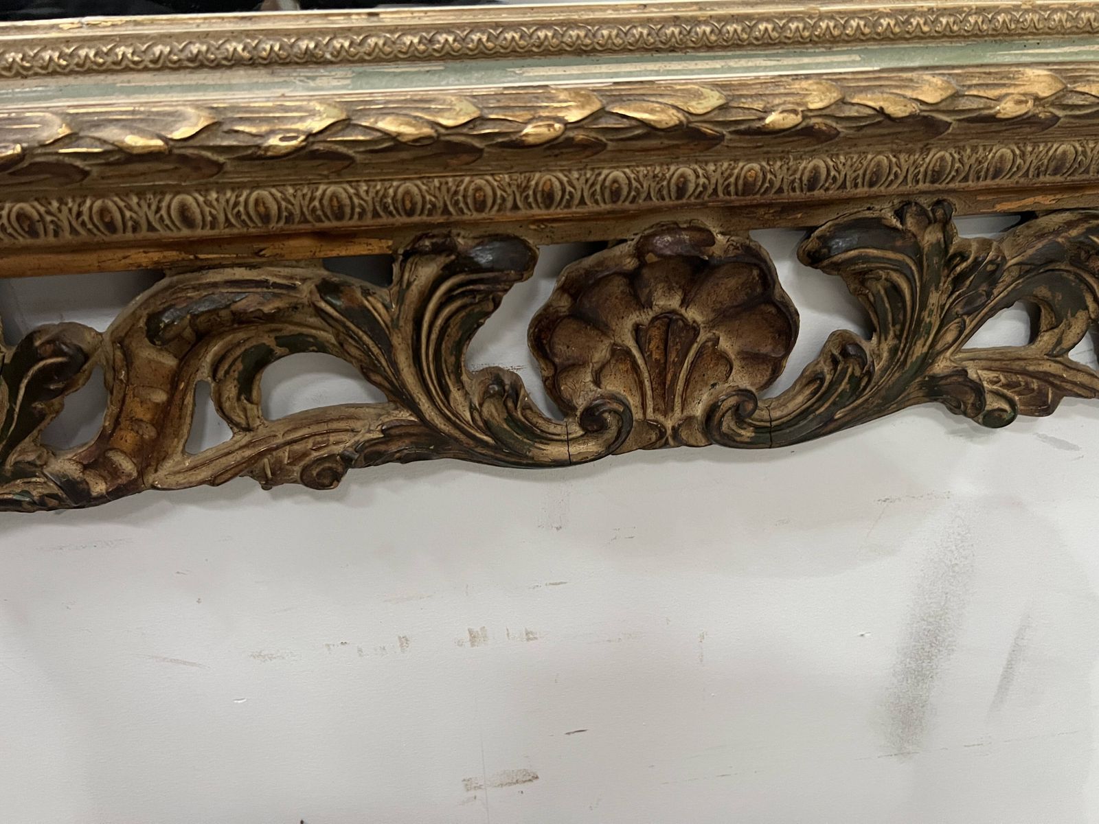 Napoleon III Style Mirror In Carved Wood, 20th Century. photo buy
