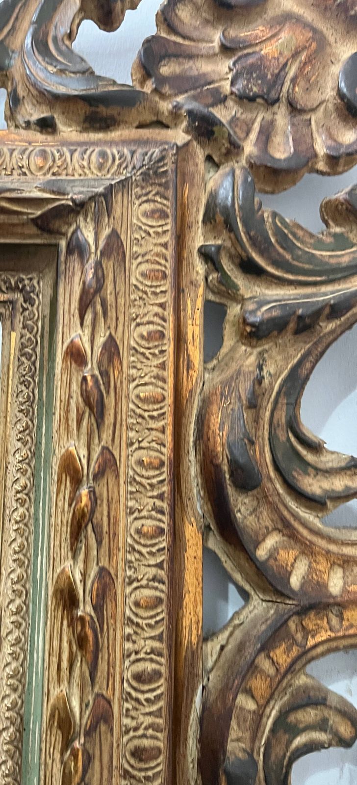 Home Decor Napoleon III Style Mirror In Carved Wood, 20th Century. photo