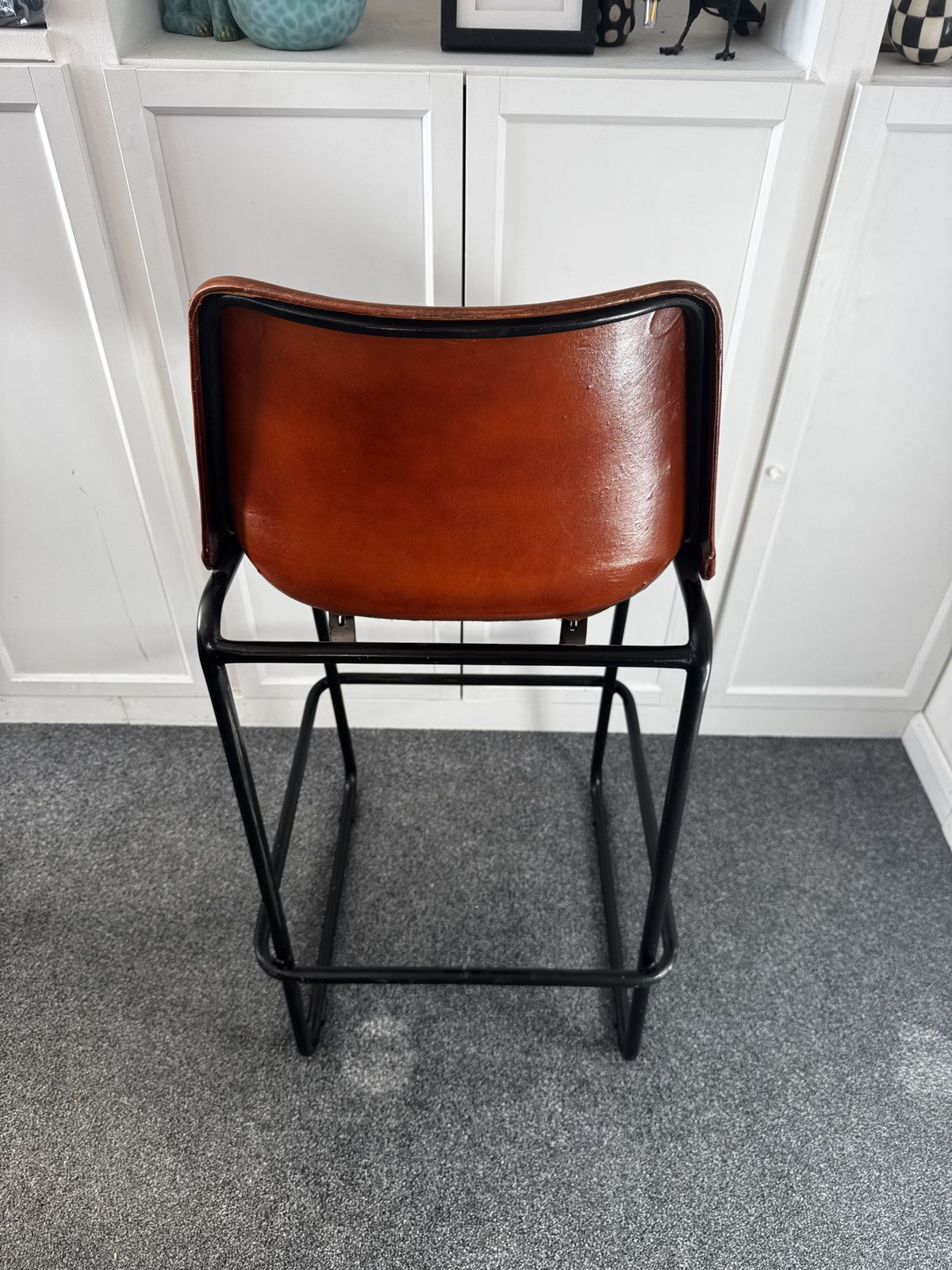 Vintage Bar Stools 72cm Seat – Original Patina – Set Of 4 photo 750.0