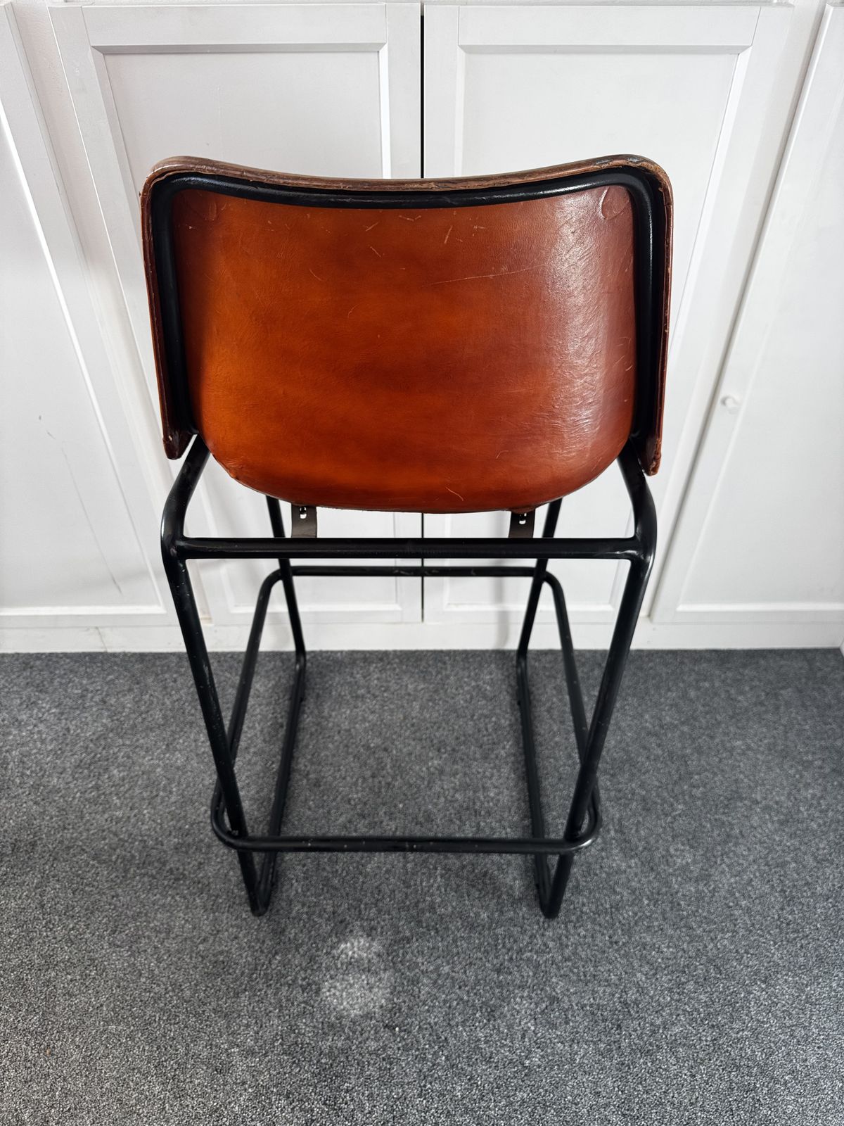 photo furniture Vintage Bar Stools 72cm Seat – Original Patina – Set Of 4