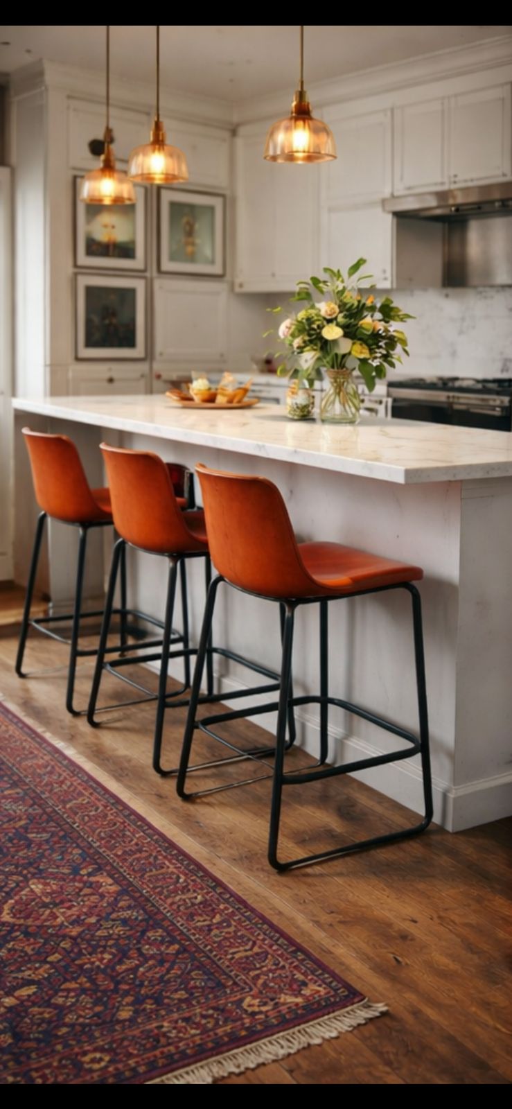 photo buy Vintage Bar Stools 72cm Seat – Original Patina – Set Of 4