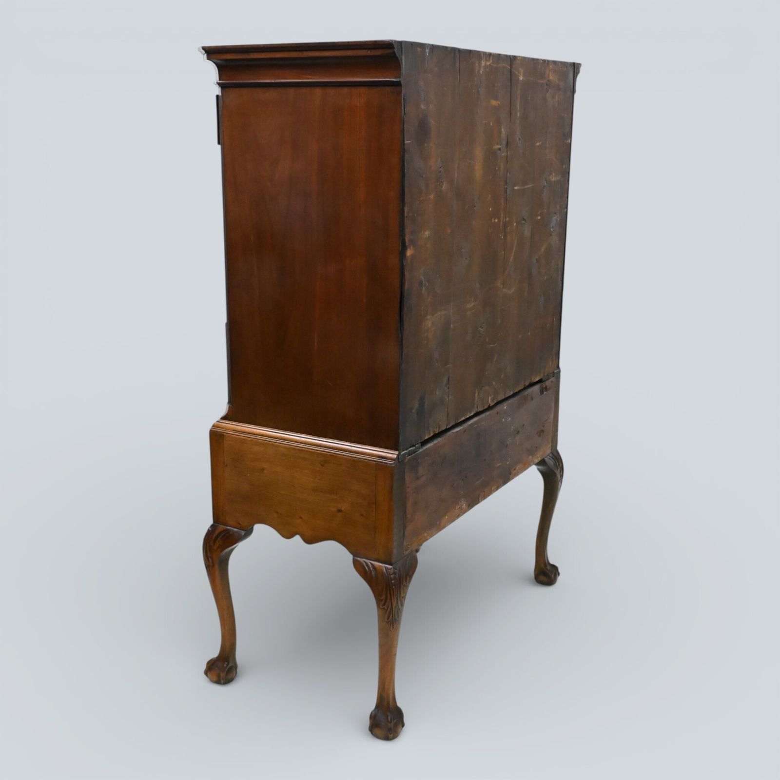 English Georgian Raised Chest Of Drawers Mahogany Cabriole Legs Free Delivery* photo Furniture