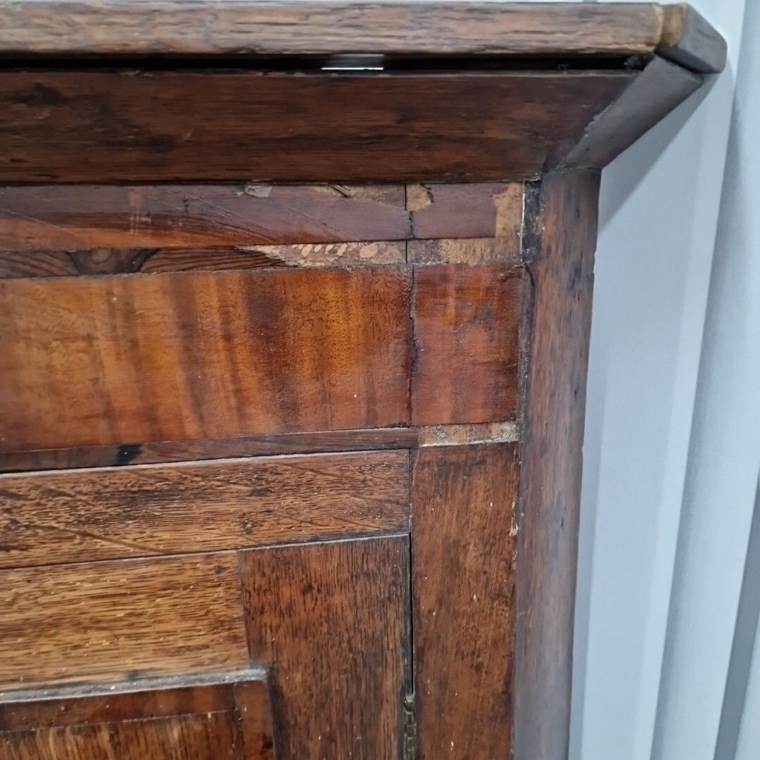 Antique Georgian Corner Cabinet Single Door Hanging Cupboard Long Case photo buy