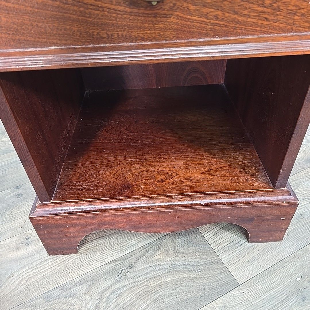 photo for sale Antique Georgian Style Cabinets Pair Bedside Cupboard Tables Night Stands