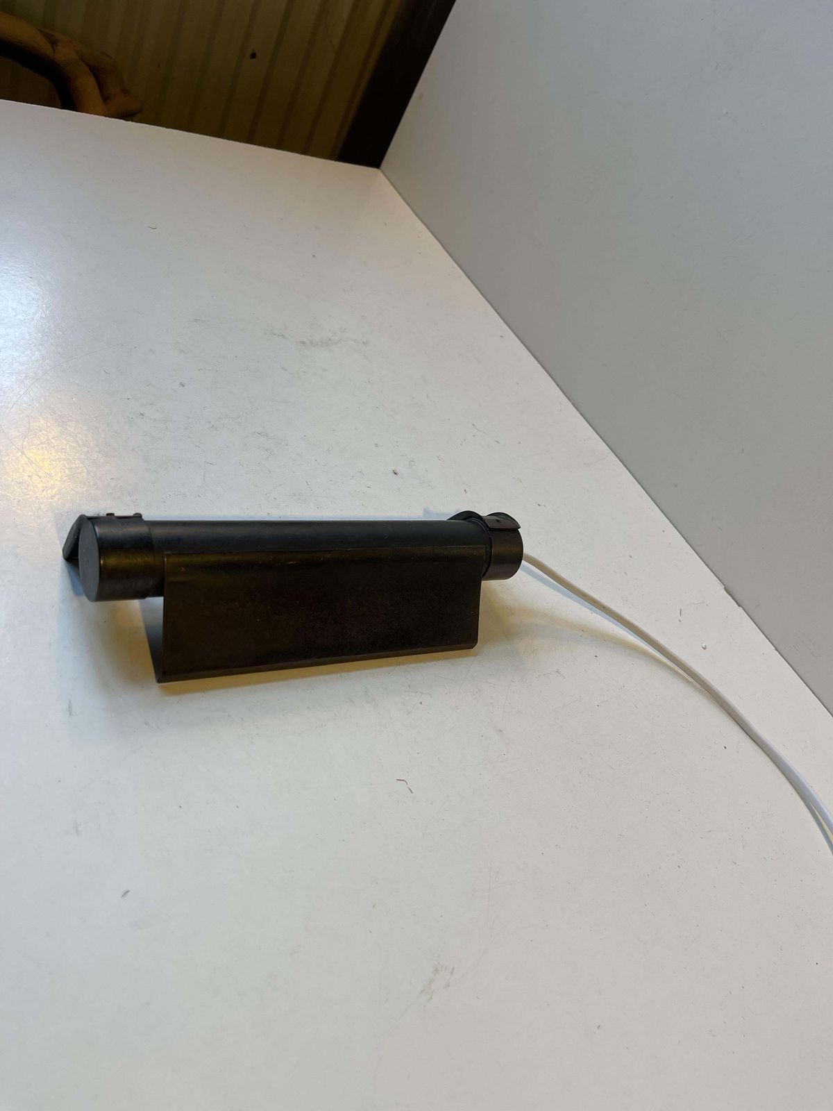 photo for sale Louis Poulsen 1930s Tube Wall Light In Brass, Bauhaus Era