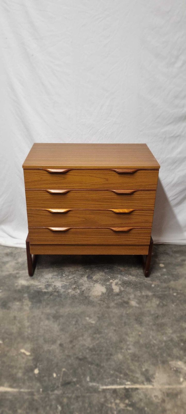 Pair Of Europa Mid Century Modern Chest Of Drawers. photo for sale