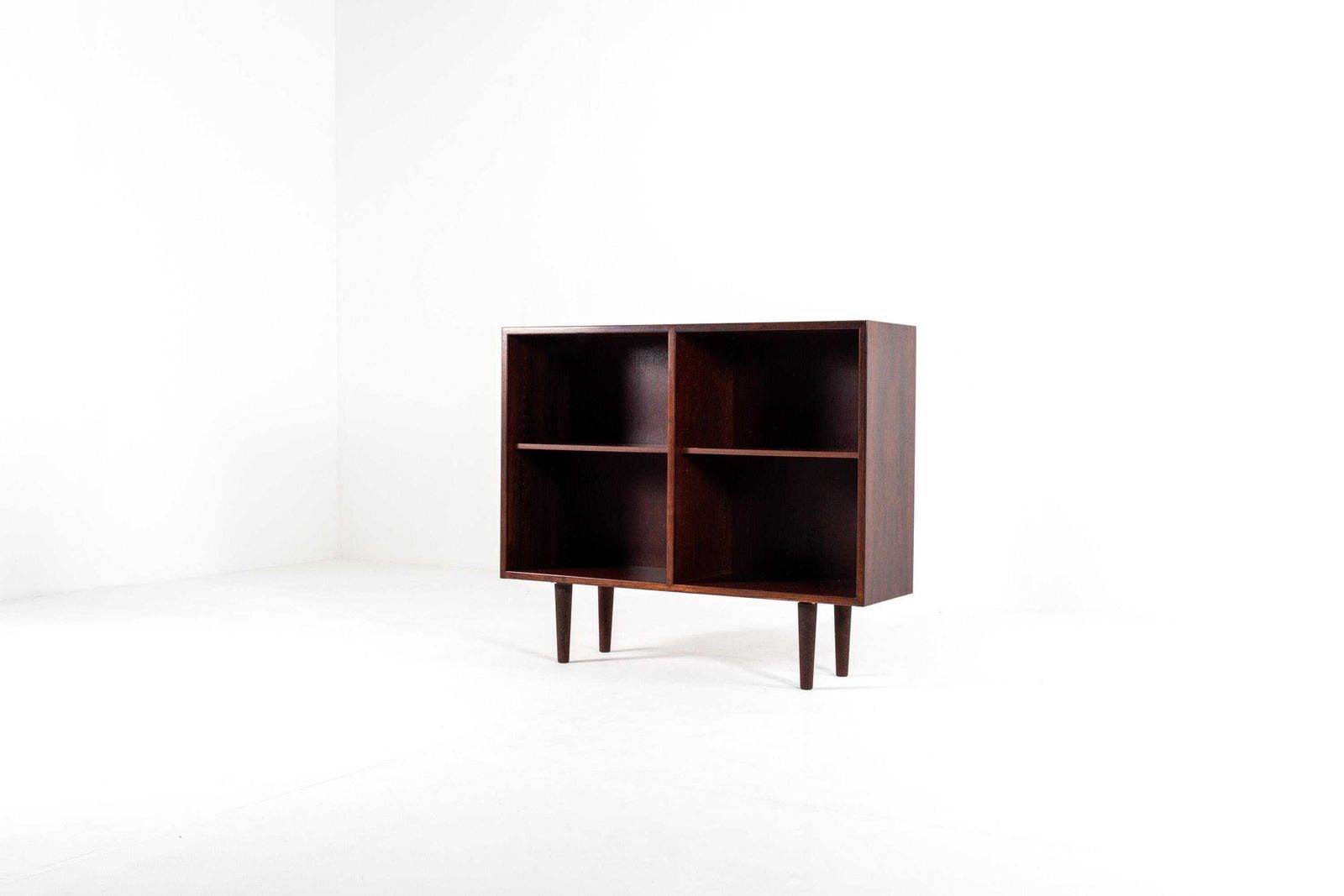 Danish Mid Century Rosewood Bookcase / Open Cabinet 1960s photo vinterior