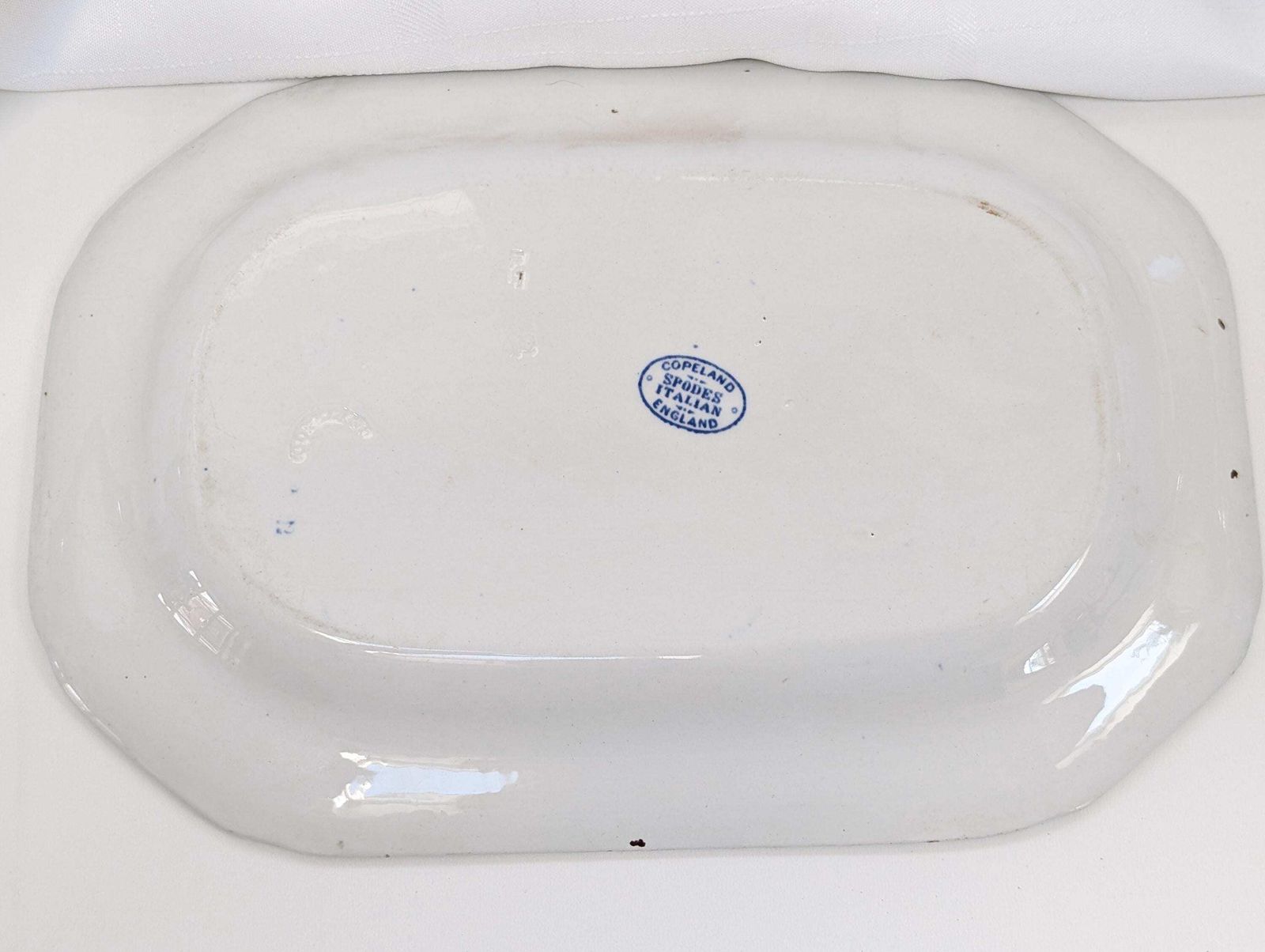 Antique Copeland Spode Rectangle Serving Platter Circa 1910. Highly Collectible Vintage. Copeland 'Italian' Design. photo vintage