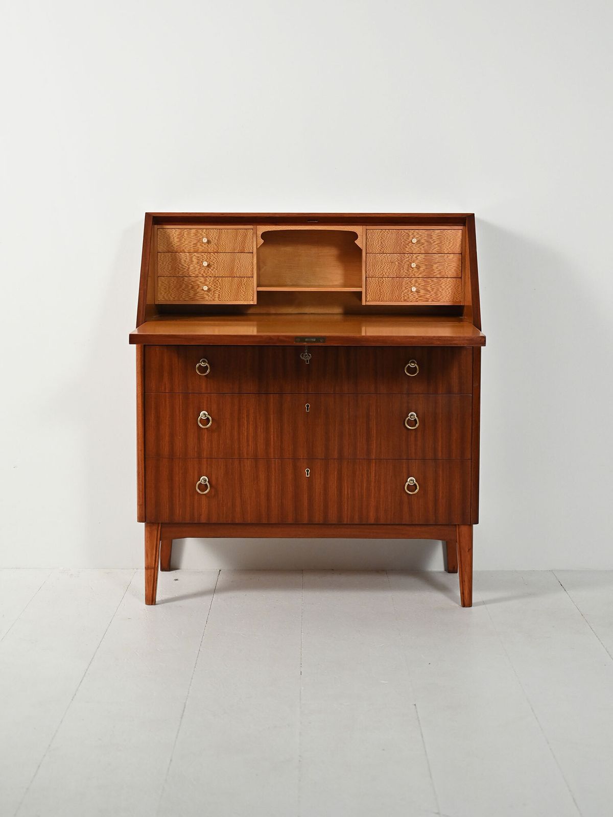 Scandinavian Mahogany Secretary From The 1950s photo Furniture