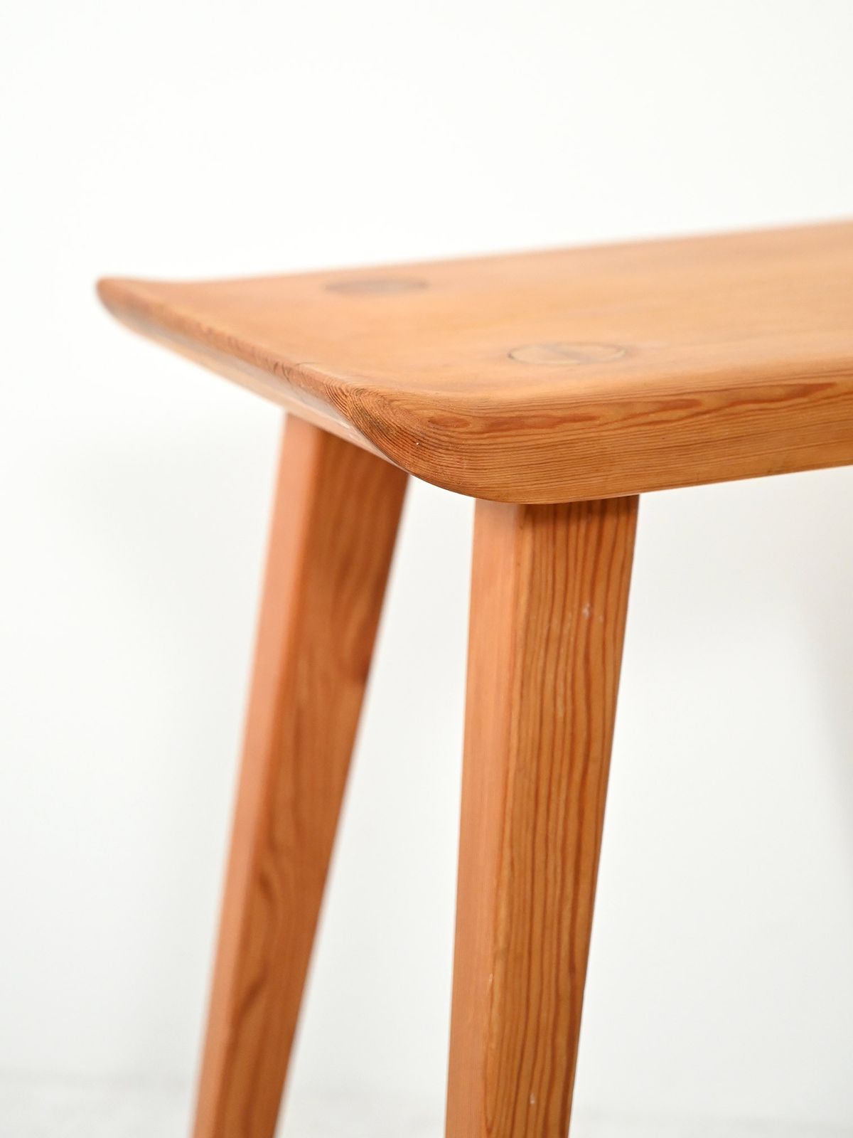 Vintage Swedish Stool “Visingsö” By Carl Malmsten photo for sale
