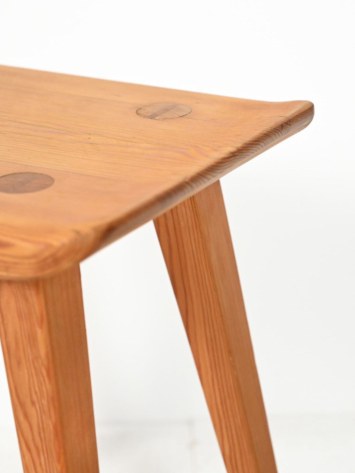 Vintage Swedish Stool “Visingsö” By Carl Malmsten photo vinterior