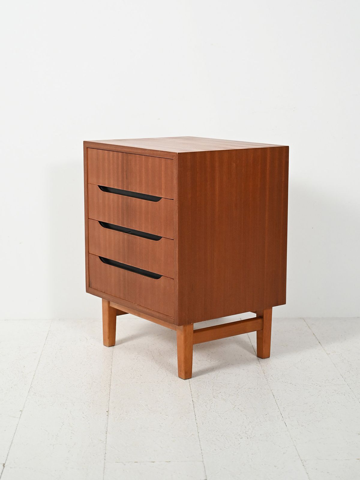 Small Scandinavian Mahogany Chest Of Drawers From The 1950s photo Furniture