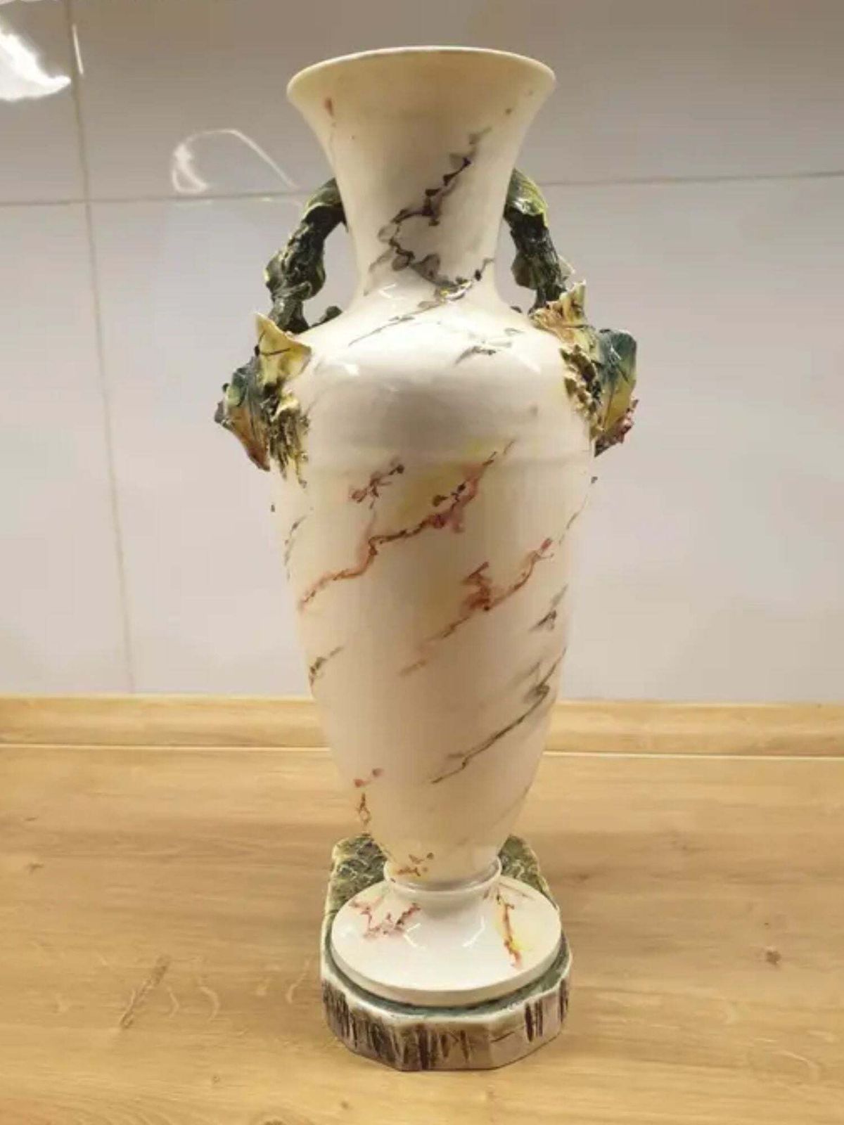 Figural Porcelain Vase With Napoleonic Figure Continental Europe, Late 19th Century photo vintage