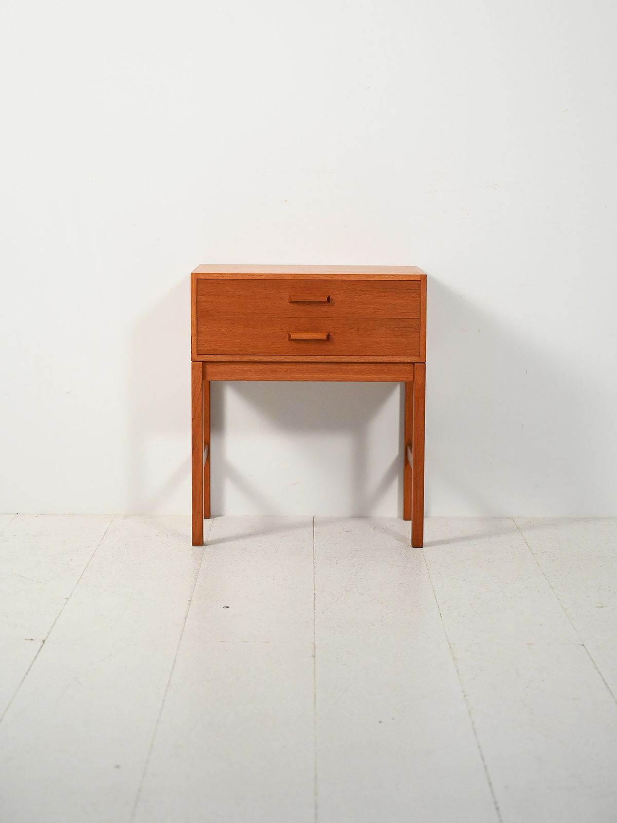 Scandinavian Teak Bedside Table From The 1960s photo furniture