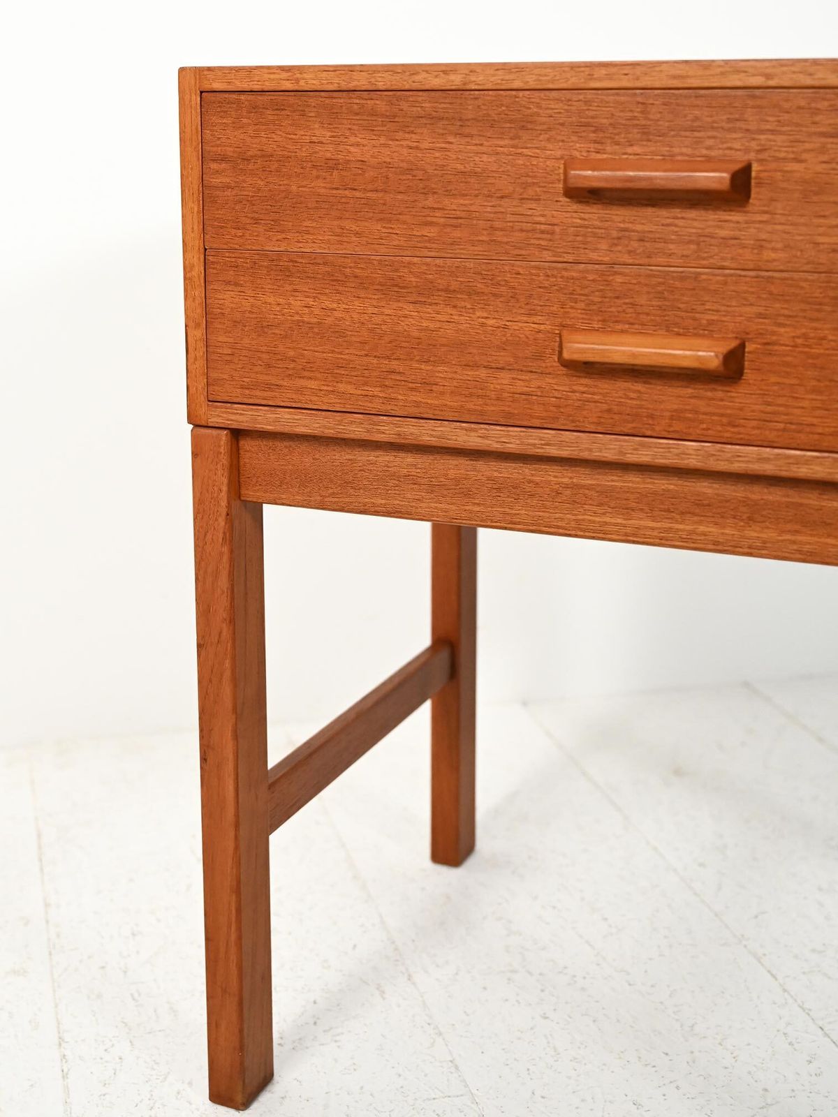 Scandinavian Teak Bedside Table From The 1960s photo vinterior