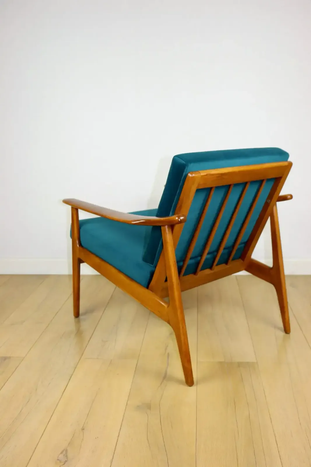 Danish Vintage Loft Armchair, Sea Green, With Removable Cushions photo buy