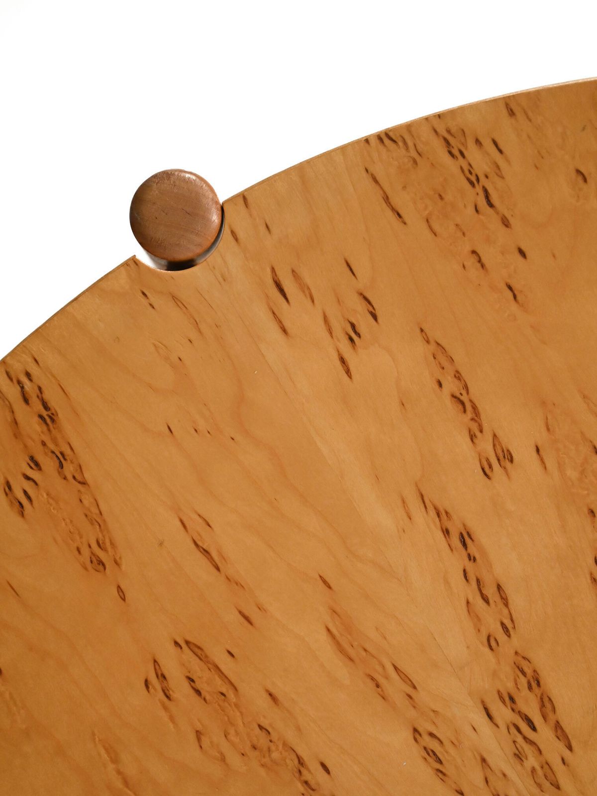 photo for sale Round Scandinavian Birch Coffee Table By Karl Andersson & Söner