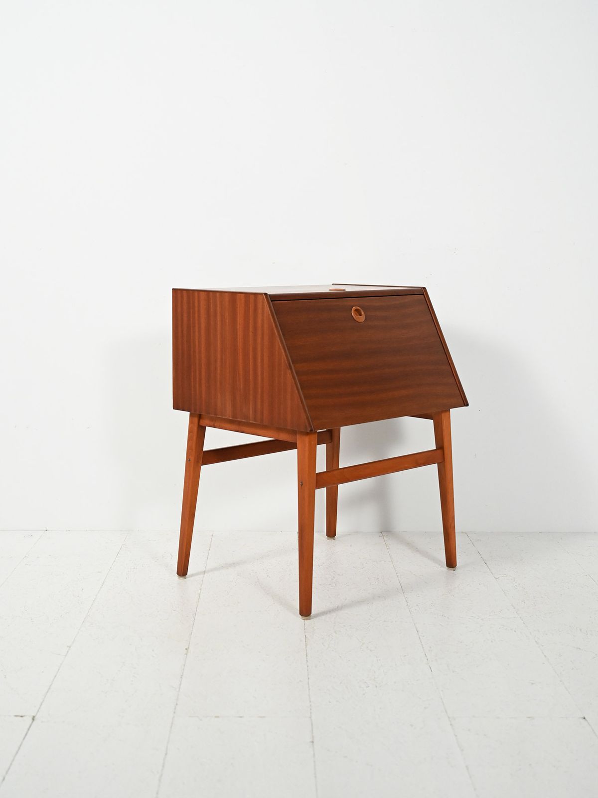 Vintage Swedish Mahogany Cutlery Cabinet photo 820.0