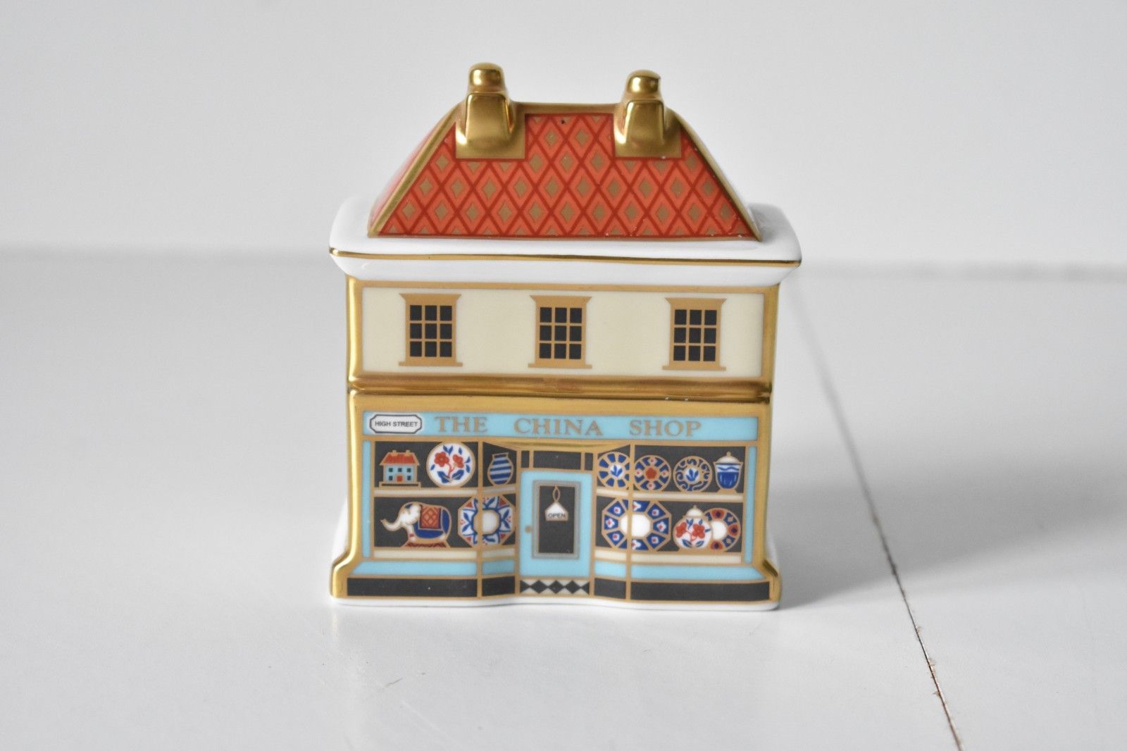 Royal Crown Derby The China Shop  Paperweight 2001 Bone China No Box (O)