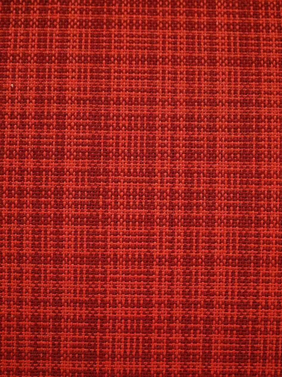 Scandinavian Armchair From The 1950s With Red Wool Upholstery photo vintage