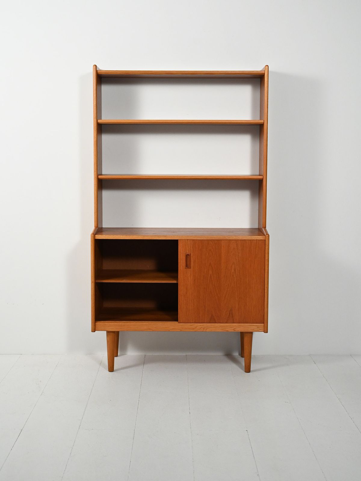 Scandinavian Teak Bookcase From The 1960s With Storage Space photo Furniture