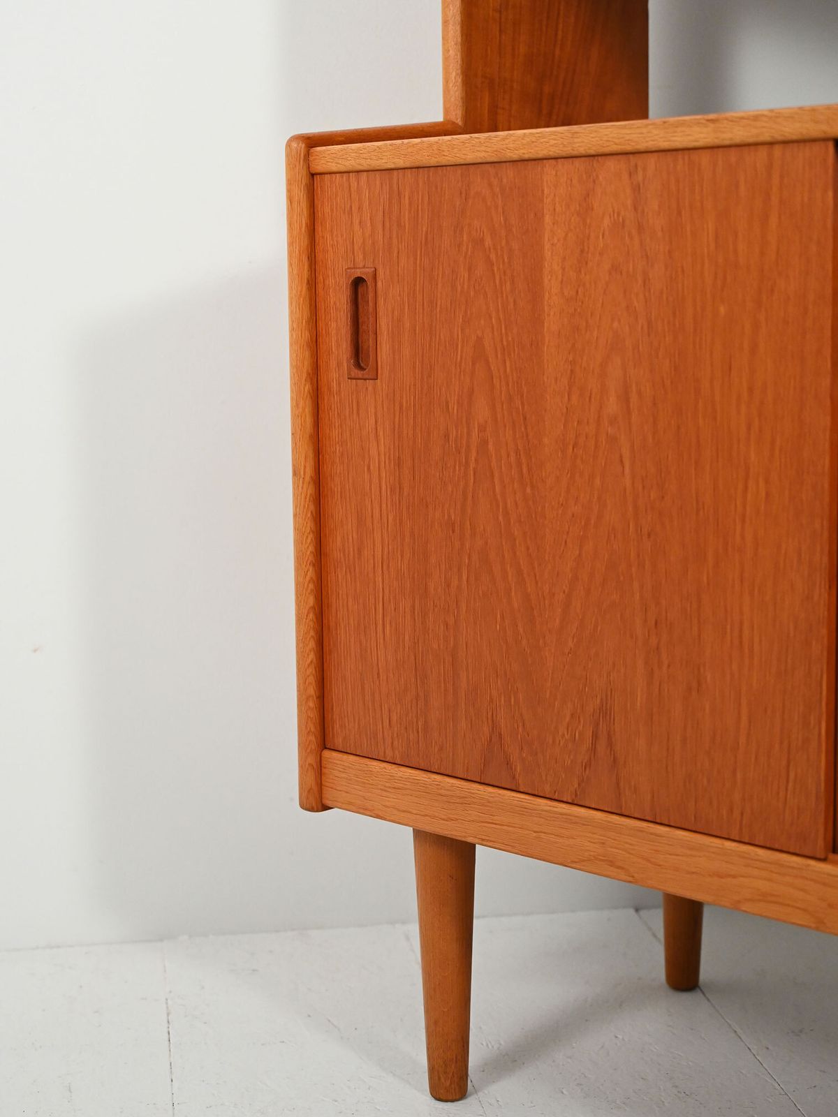 photo furniture Scandinavian Teak Bookcase From The 1960s With Storage Space