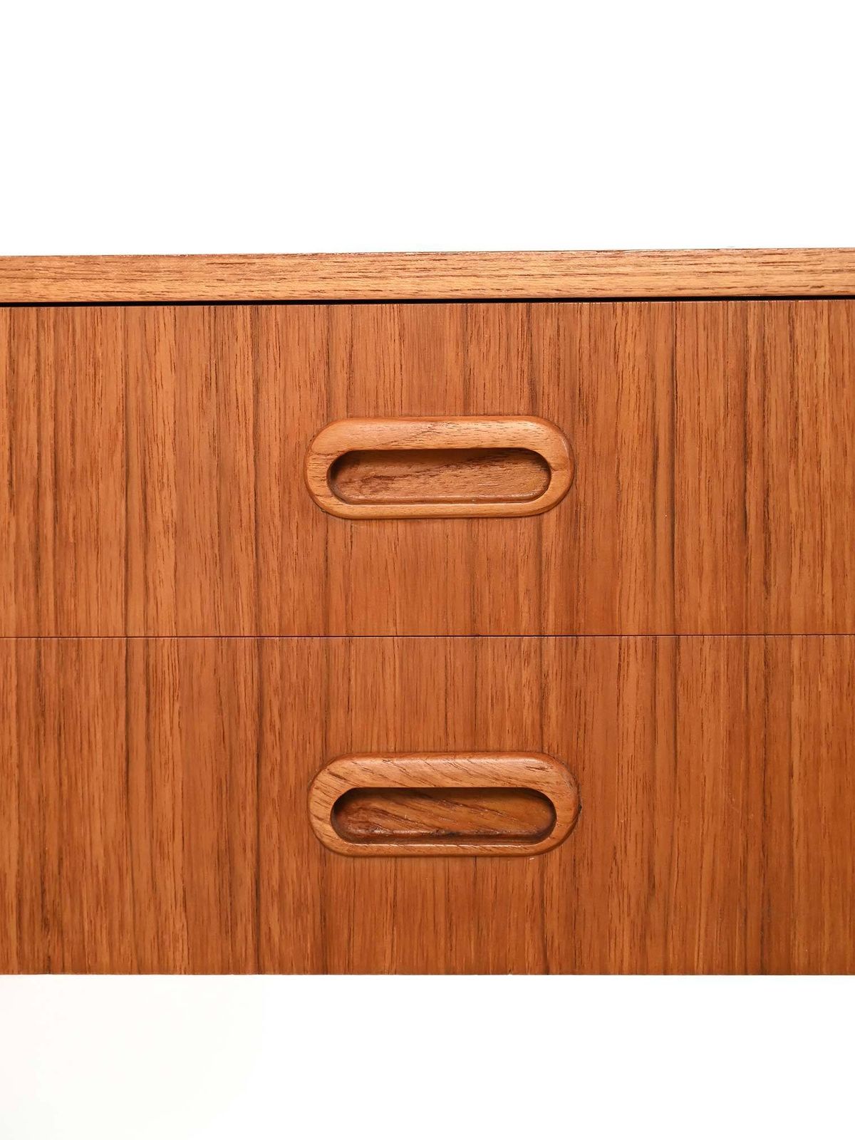 Scandinavian Teak Bedside Table With Two Drawers, 1960s photo buy