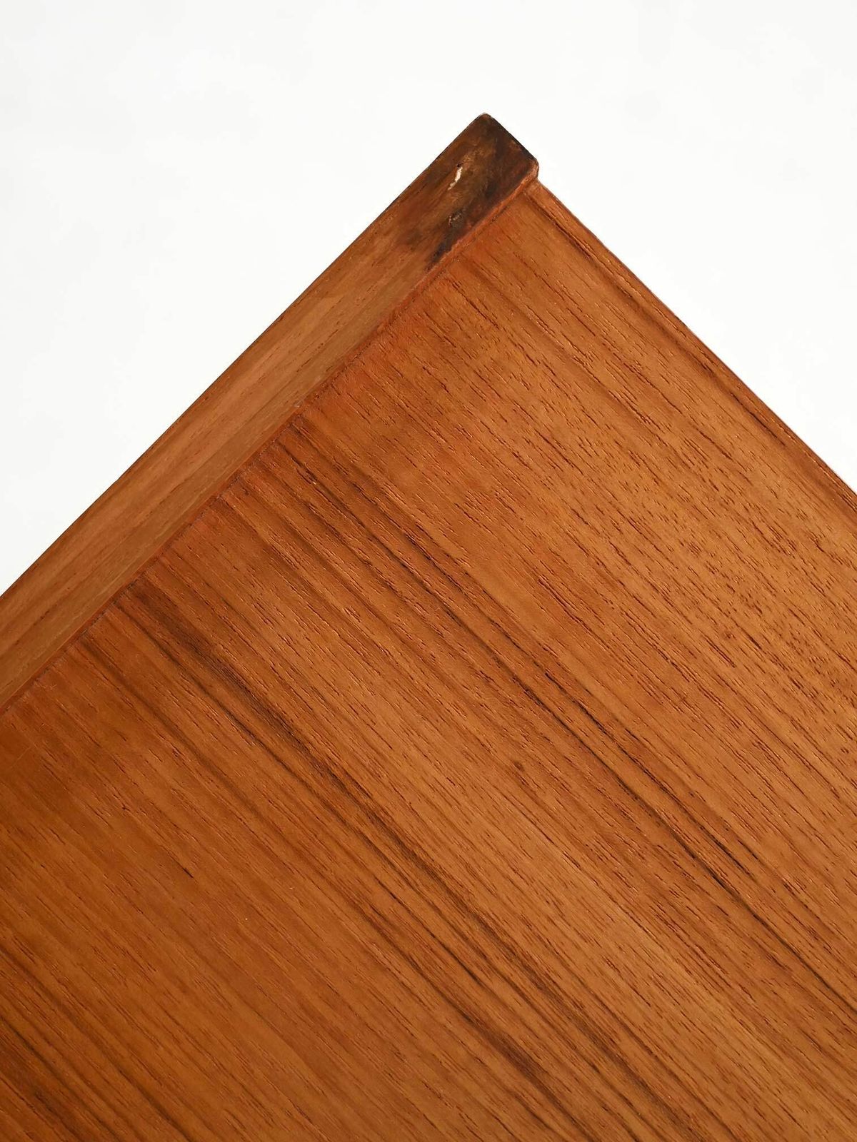 photo furniture Scandinavian Teak Bedside Table With Two Drawers, 1960s