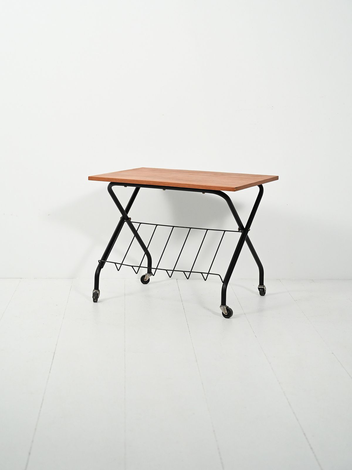 Scandinavian Coffee Table With Magazine Rack, 1960s–70s photo furniture