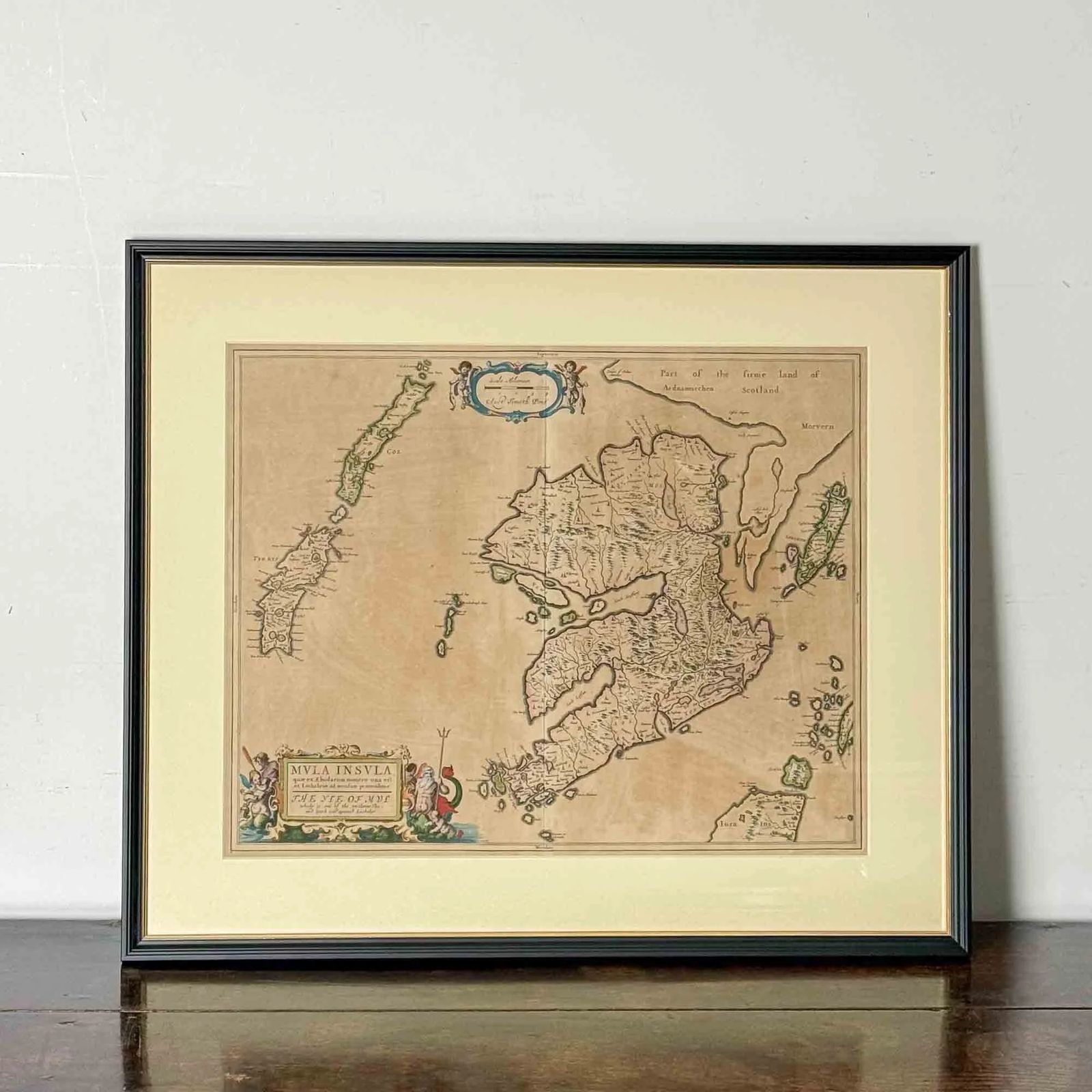 Antique Joan Blaeu Map Of The Isle Of Mull