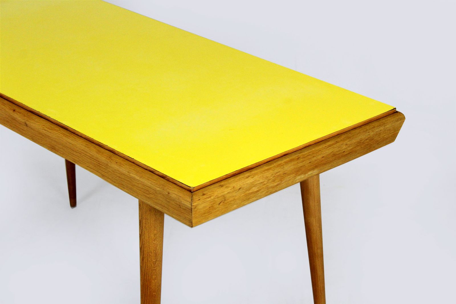 Furniture Coffee Table With Formica Double Sided Top, Interier Praha, Czechoslovakia, 1960s photo