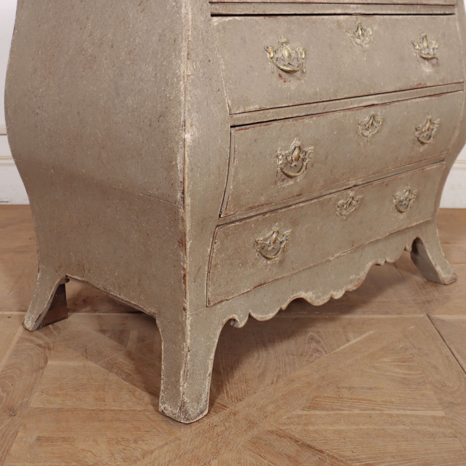 Dutch Bombe Commode, 1800s, Antique photo vintage