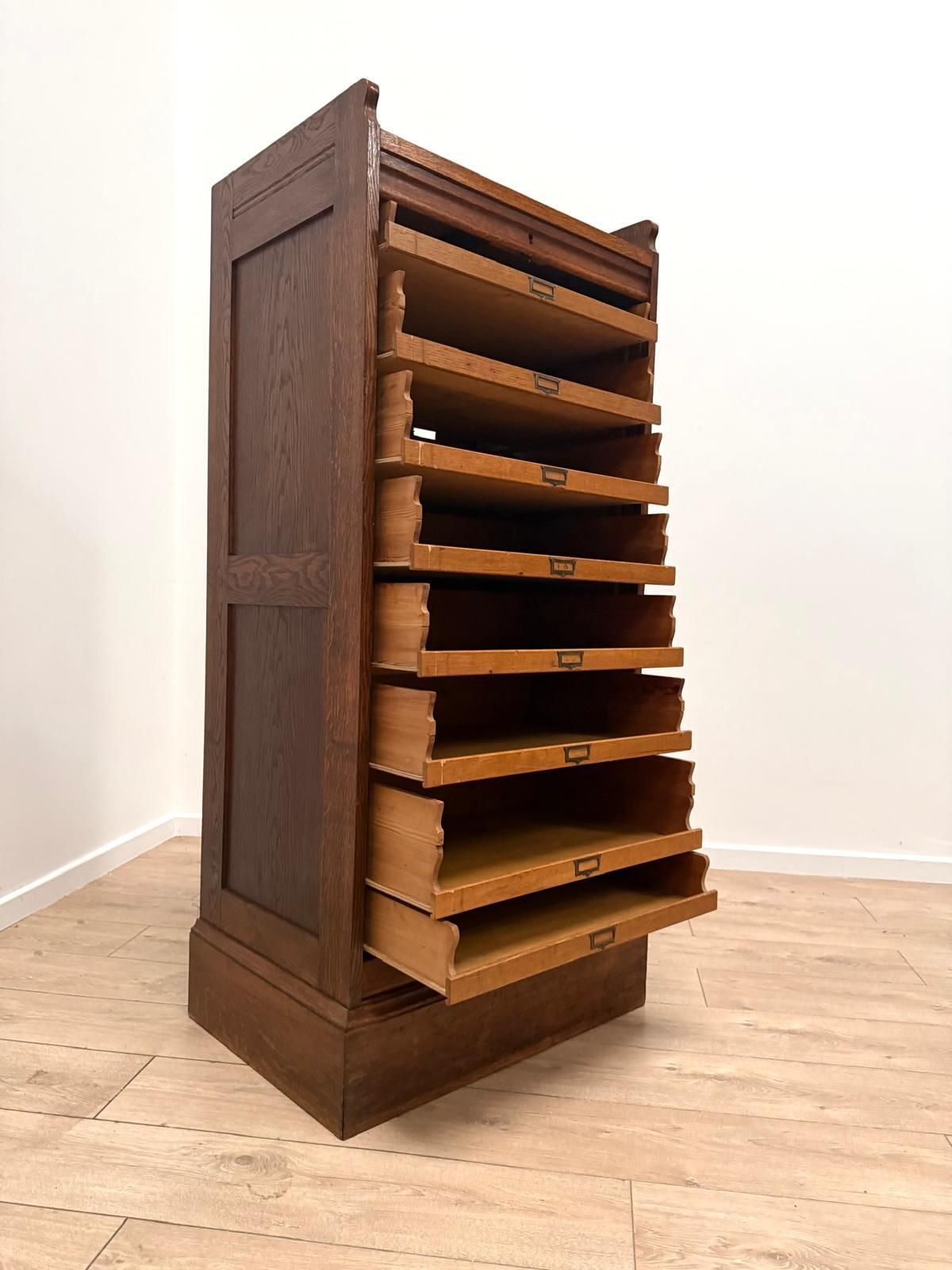 Great Looking Quality Early 20th Century Tambour Cabinet  Delivery Available 0139. photo vintage