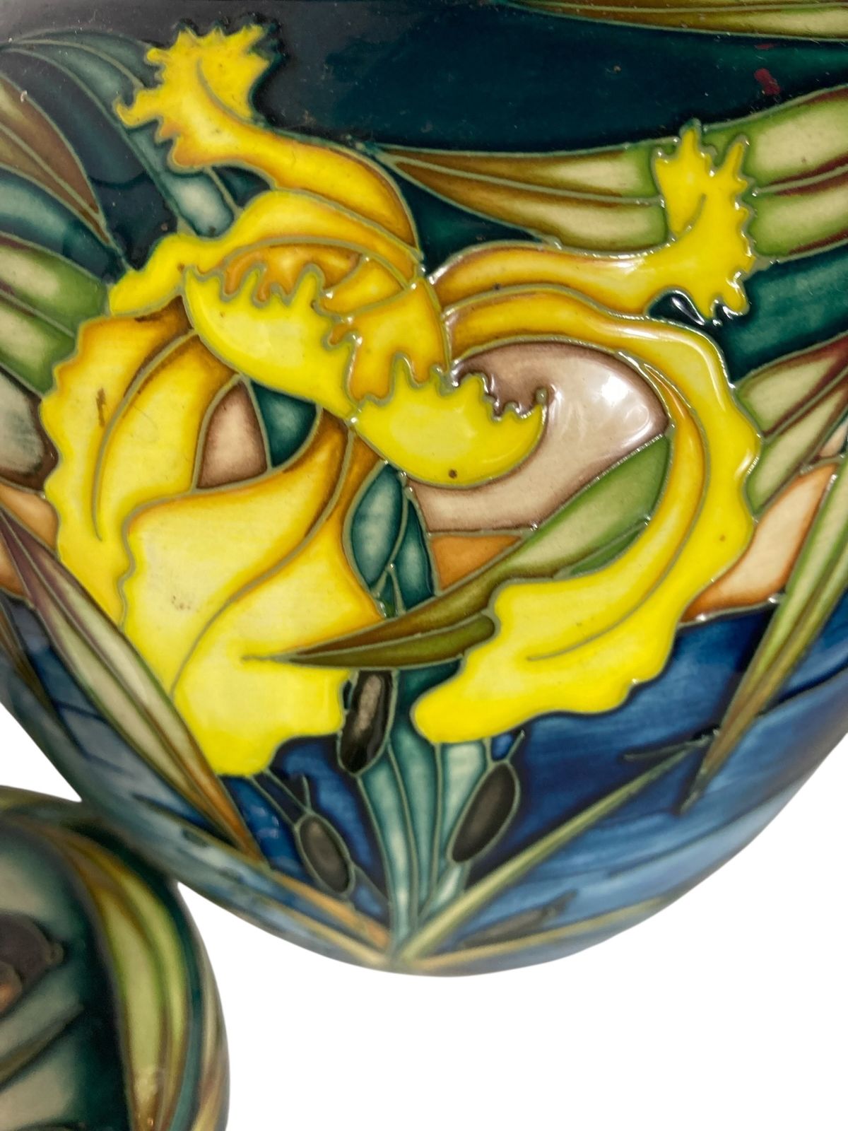 photo for sale Moorcroft Pottery 'Otters' Ginger Jar, Designed By Sian Leeper