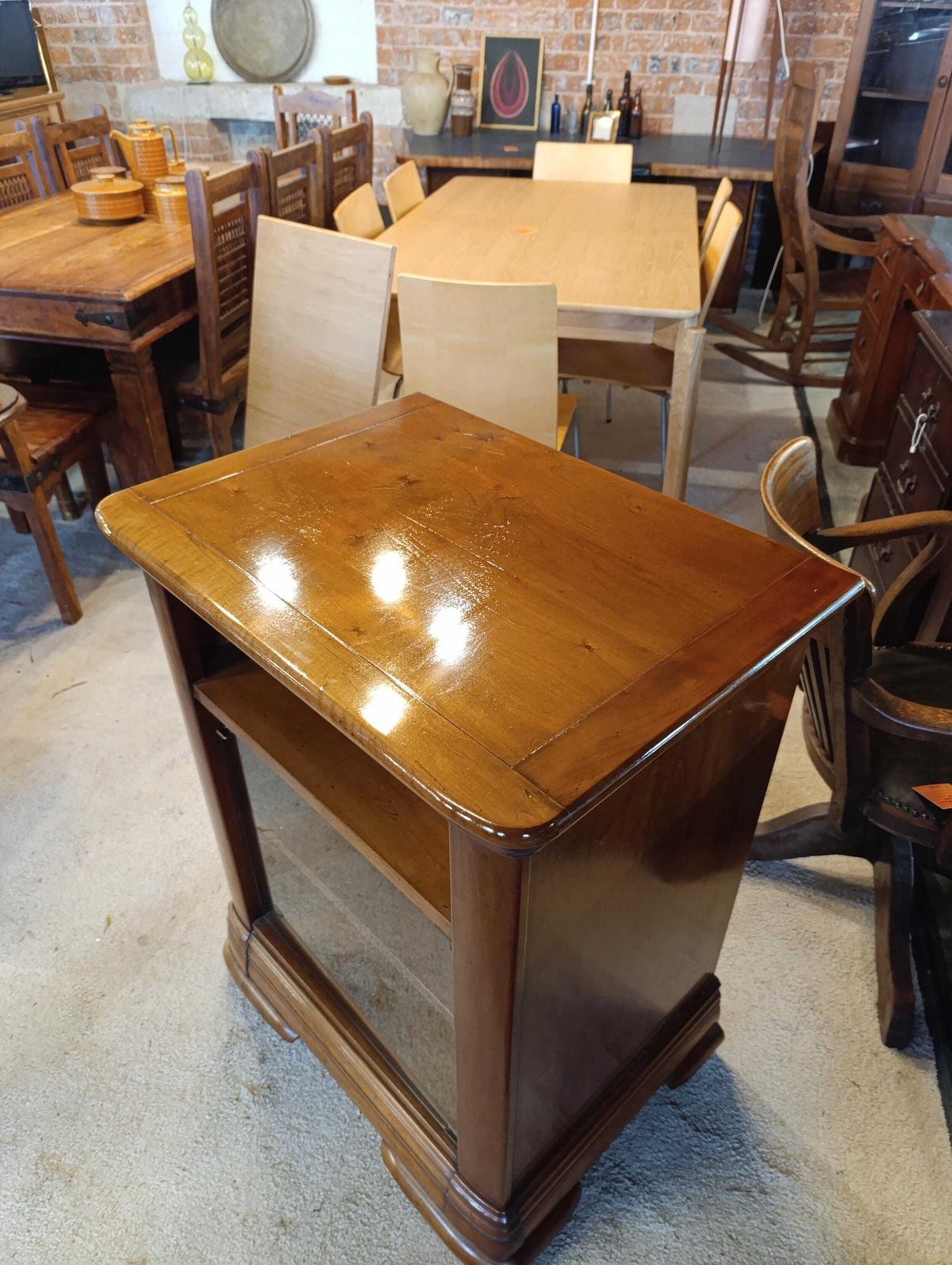 French Cherrywood Media Cabinet By Société Rennaise Du Meuble photo furniture