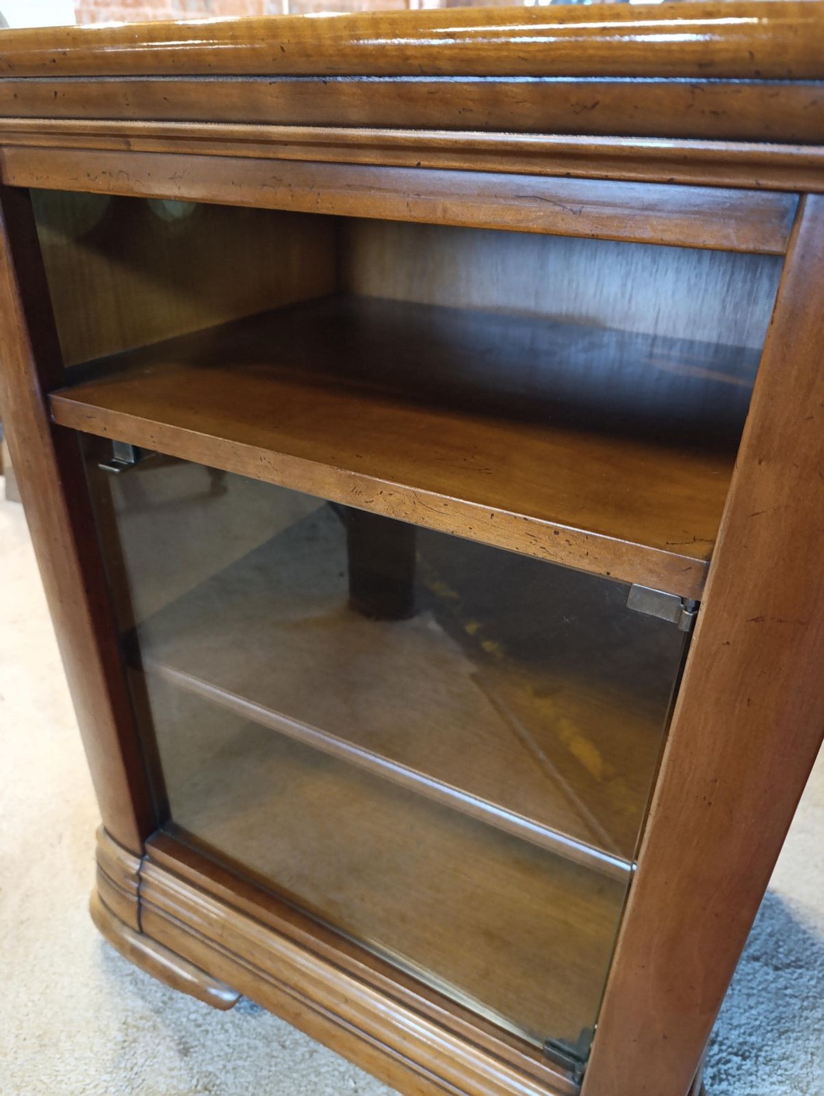 French Cherrywood Media Cabinet By Société Rennaise Du Meuble photo 350.0