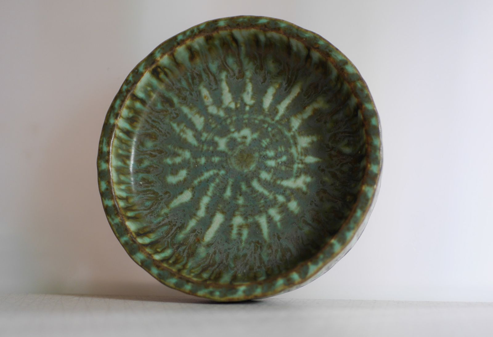 Scandinavian Art Pottery Birka Bowls By Gunnar Nylund From Rörstrand, Sweden, 1960s, Set Of 2 photo vintage