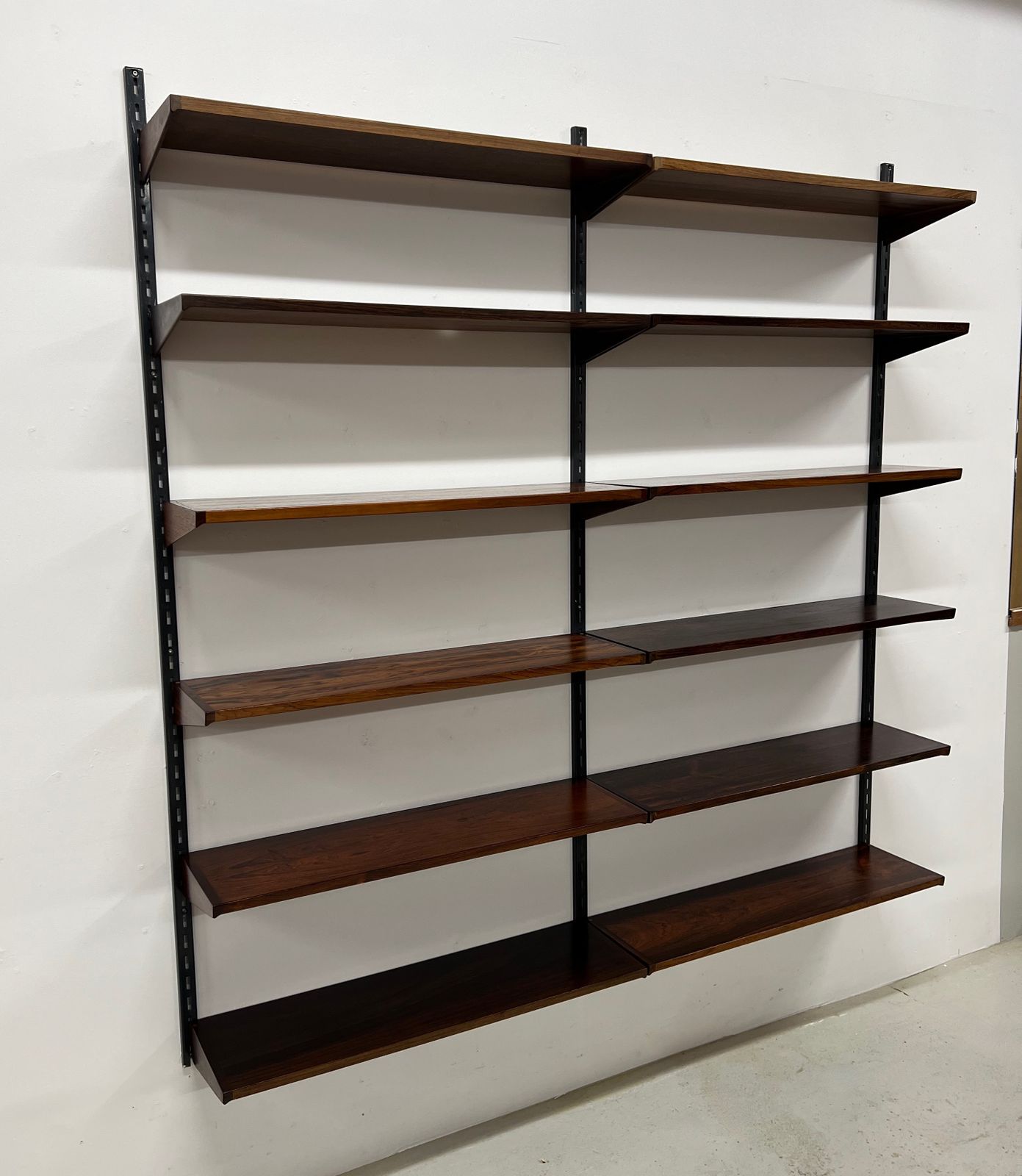photo furniture Rosewood Shelving System By Kai Kristiansen For Feldballes