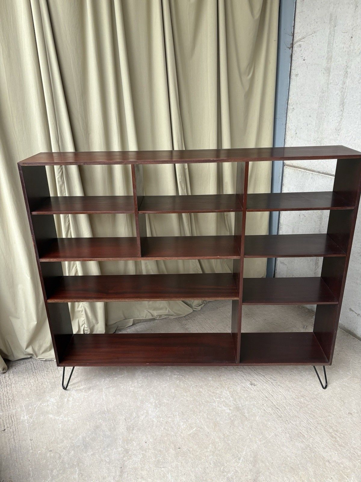 Vtg Mid Century Danish Rosewood Bookcase Shelving Wall Unit Retro Scandi R1069 photo buy