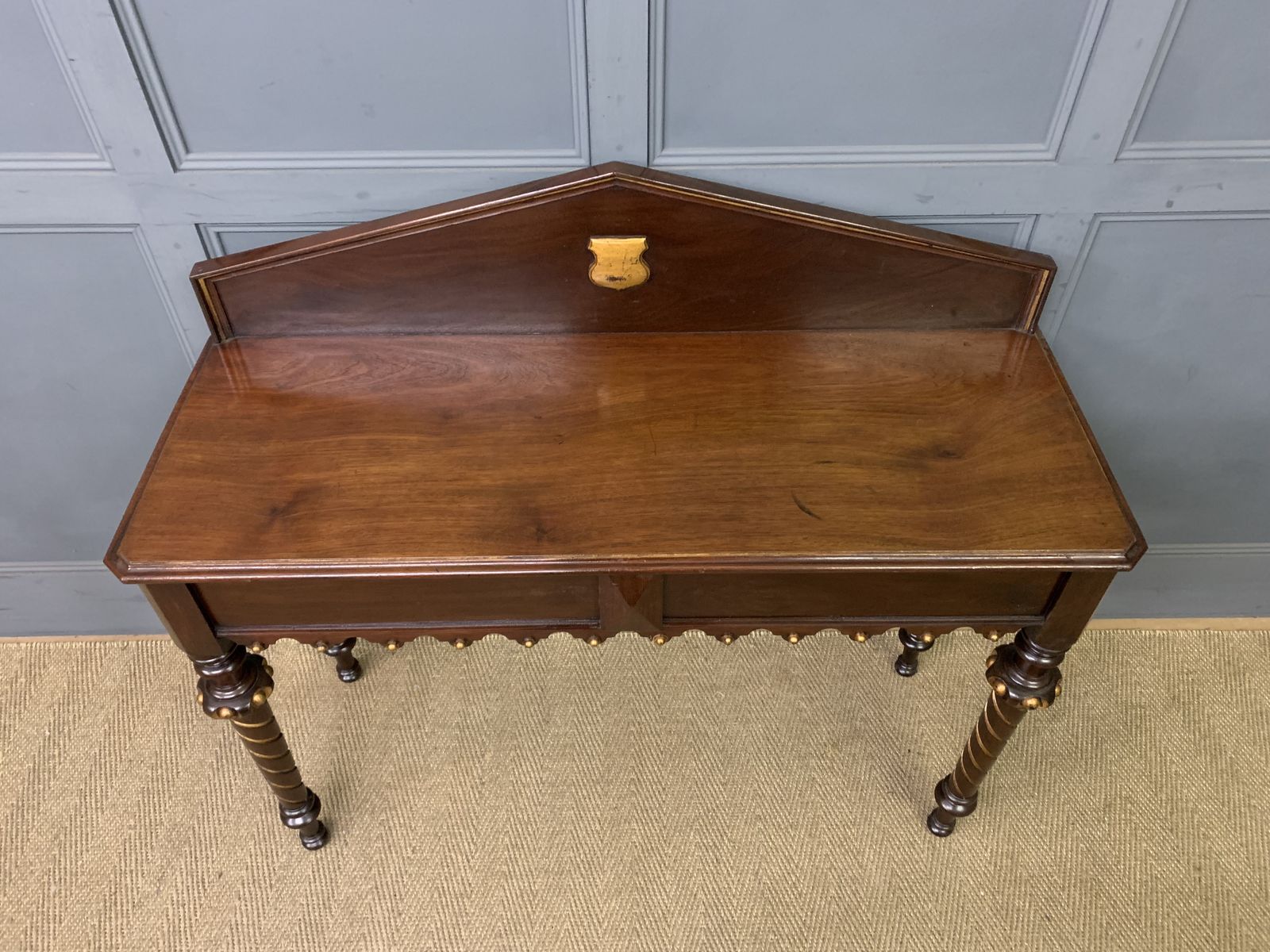 Victorian Mahogany Hall Table, 1800s photo 525.0