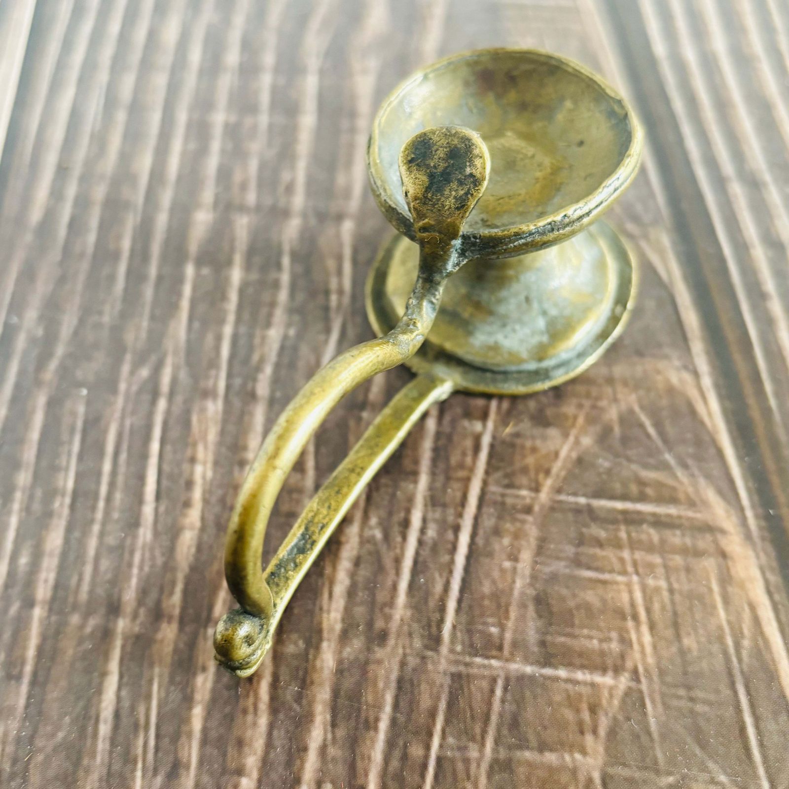 Rare Antique Sacred Brass Oil Lamp photo buy