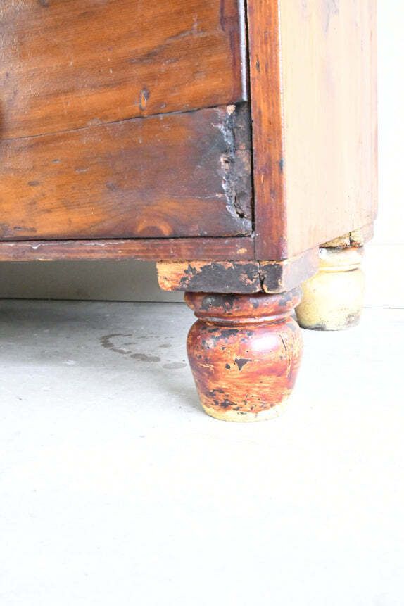 Antique Stained Pine Glazed Dresser photo buy