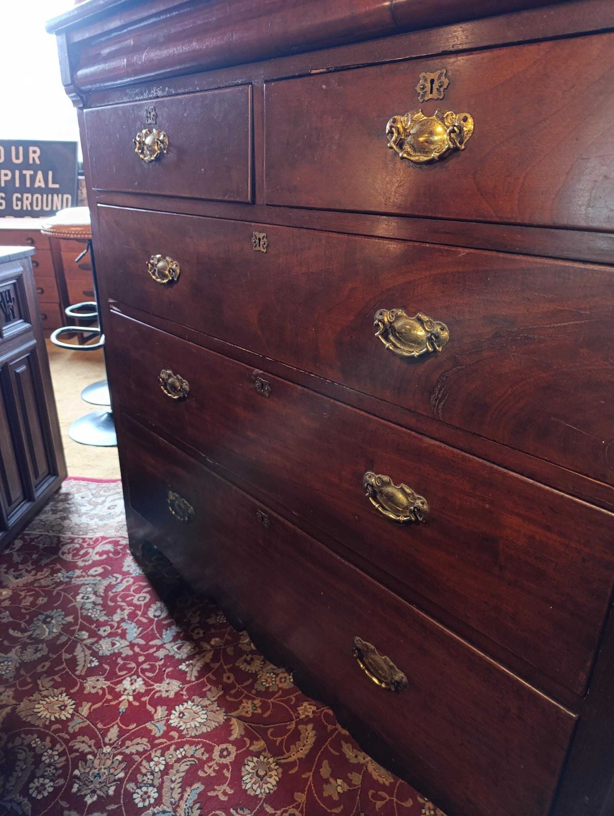Edwardian Mahogany Chest Of Drawers In The Georgian Revival Manner Circa 1900–1910 photo Furniture