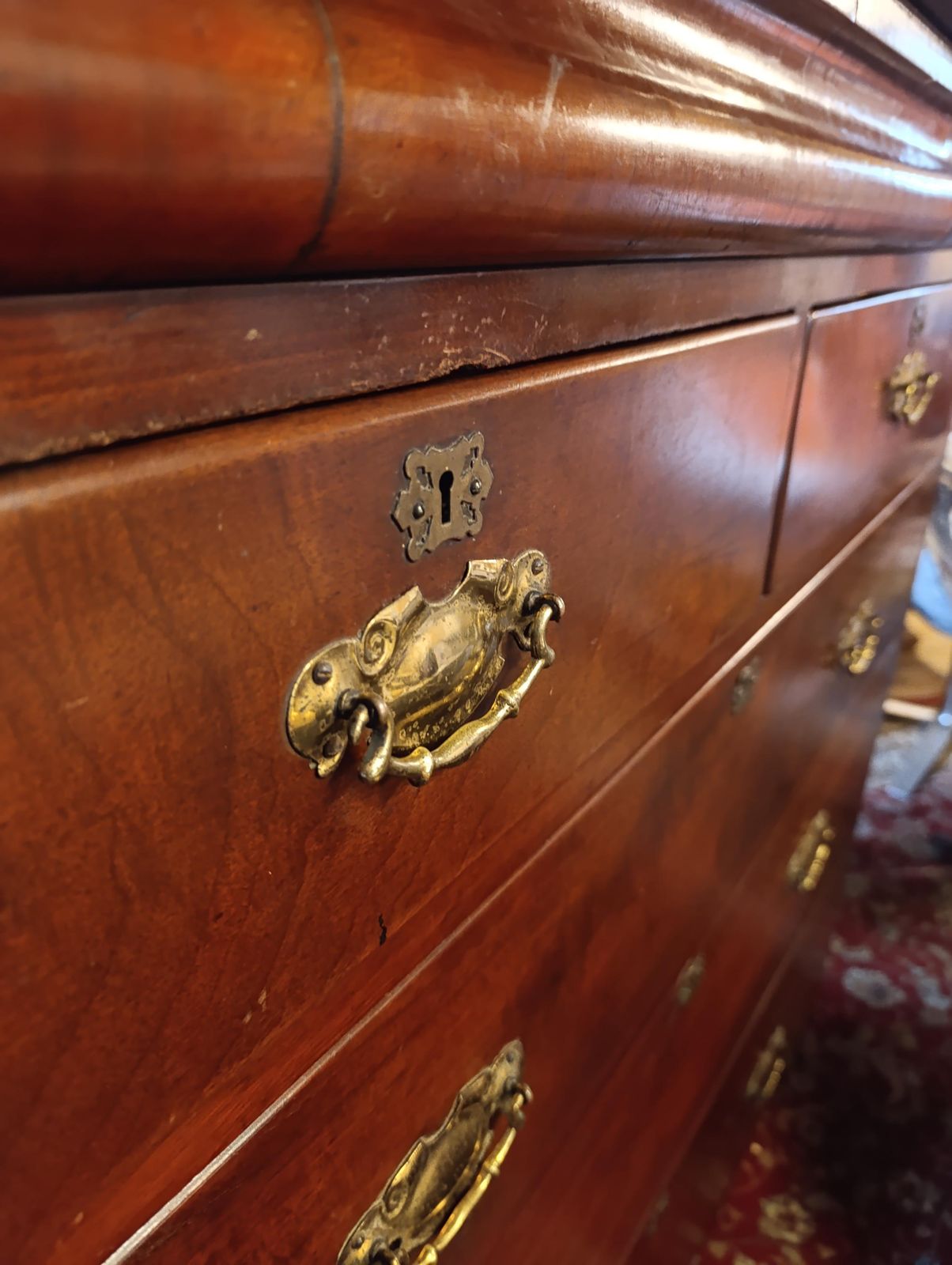 Edwardian Mahogany Chest Of Drawers In The Georgian Revival Manner Circa 1900–1910 photo vinterior