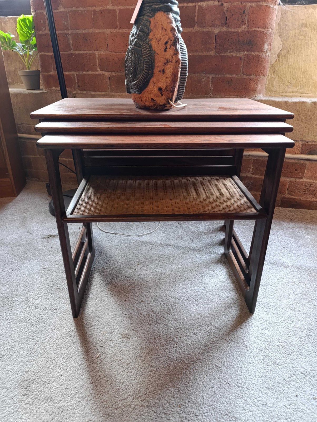 895.0 Mid Century Danish Teak Nest Of Tables By Cfc Silkeborg Johannes Andersen Illum Wikkelsø photo