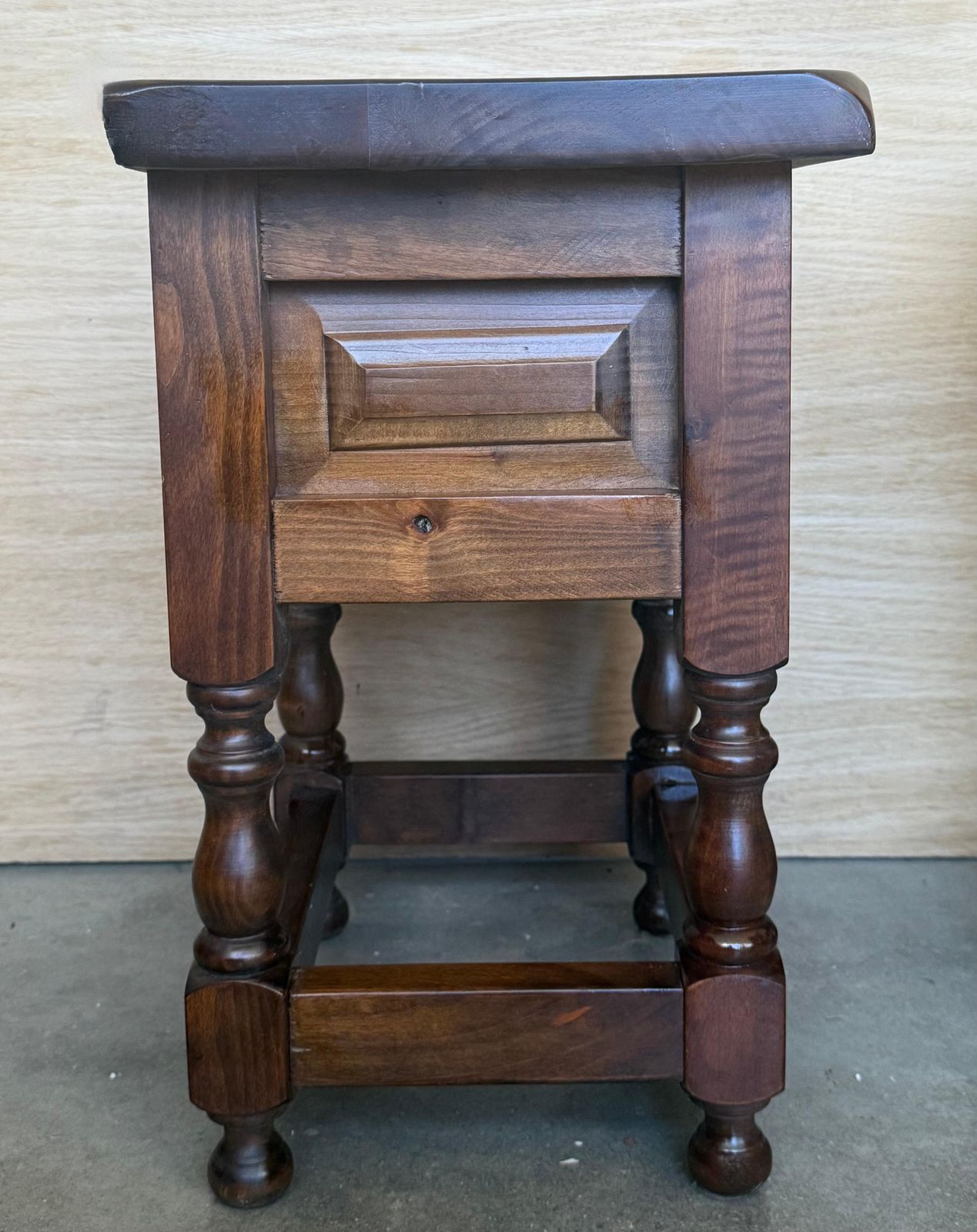 photo furniture 20th Century Spanish Nightstands With Drawer And Iron Hardware
