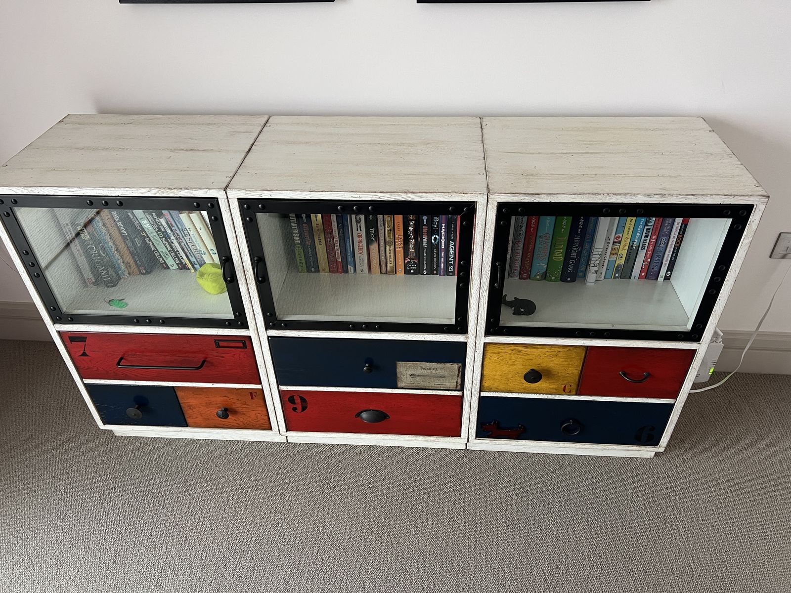 Pair Of French Designer Contemporary Cabinets